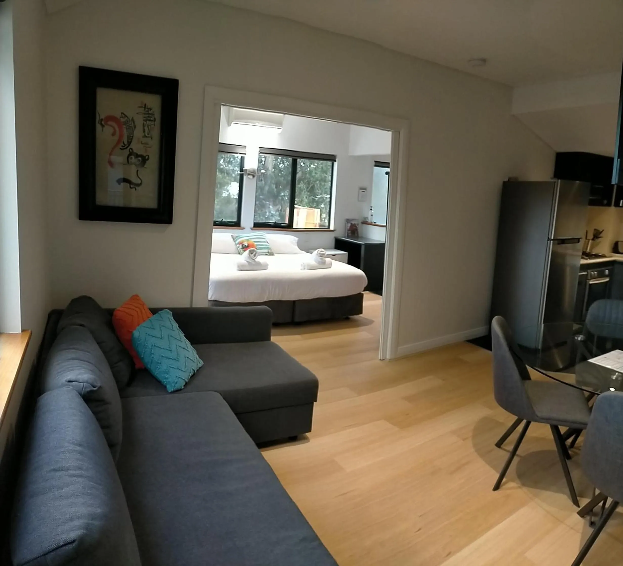 Bed in Dunsborough Bay Village Resort Suites