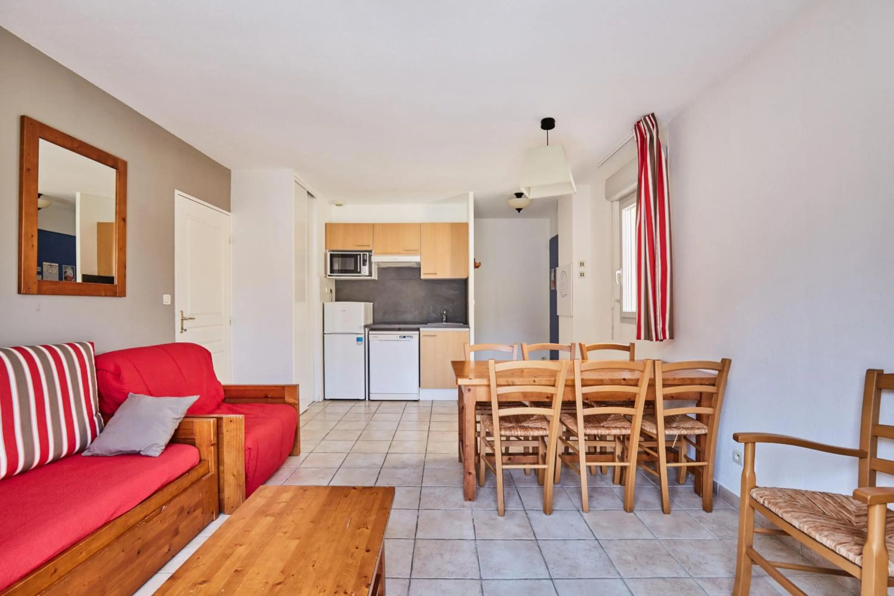 Seating area in Résidence Odalys Le Hameau du Moulin