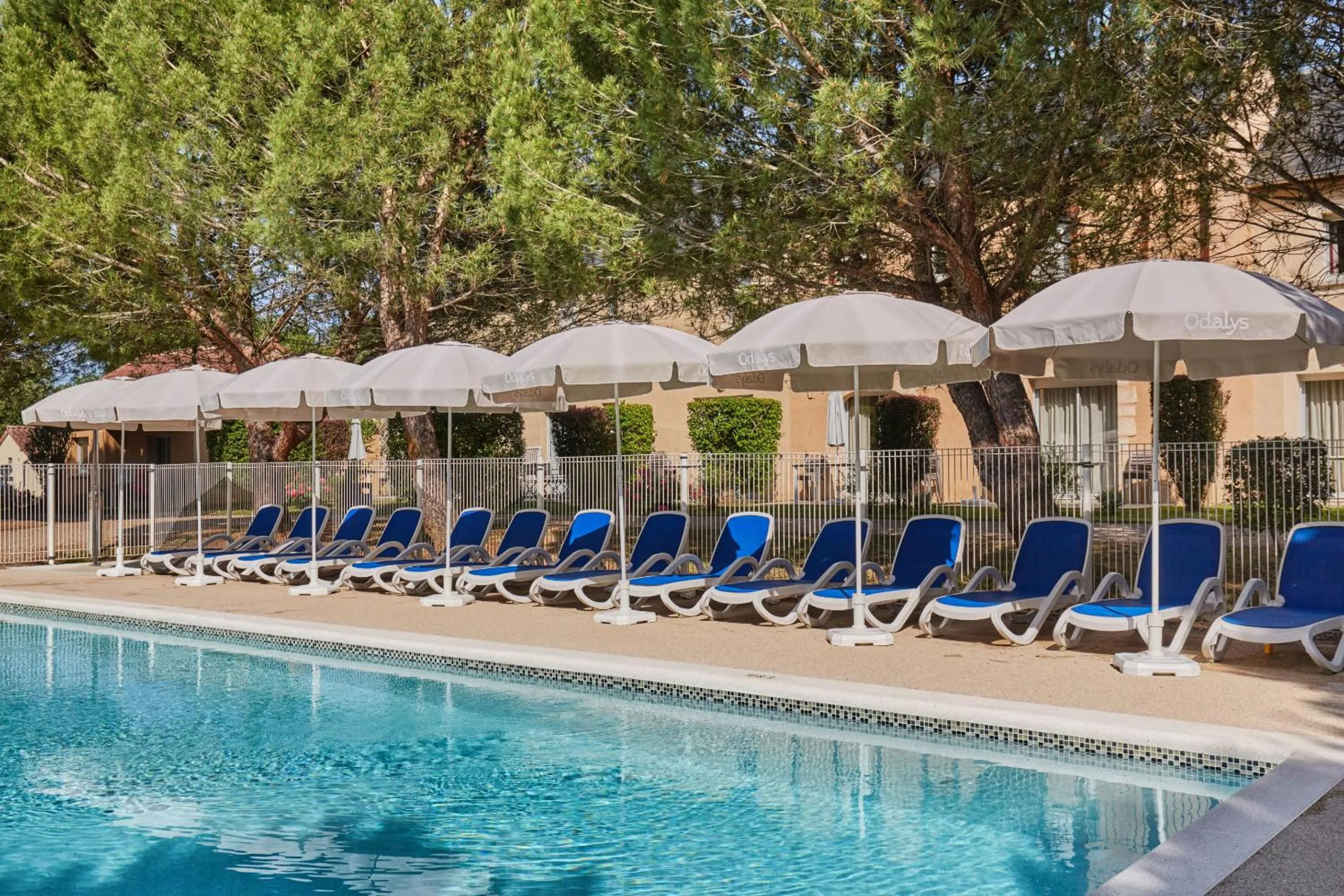 Swimming pool in Résidence Odalys Le Hameau du Moulin