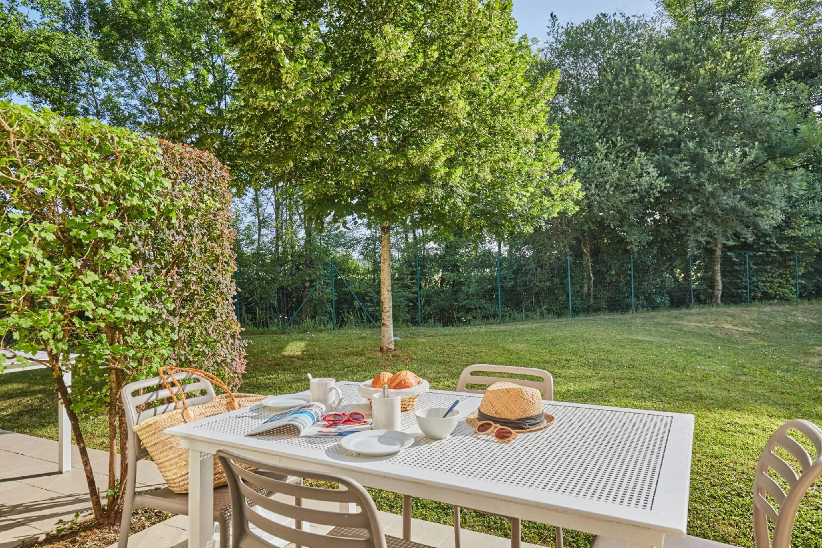 Balcony/Terrace in Résidence Odalys Le Hameau du Moulin