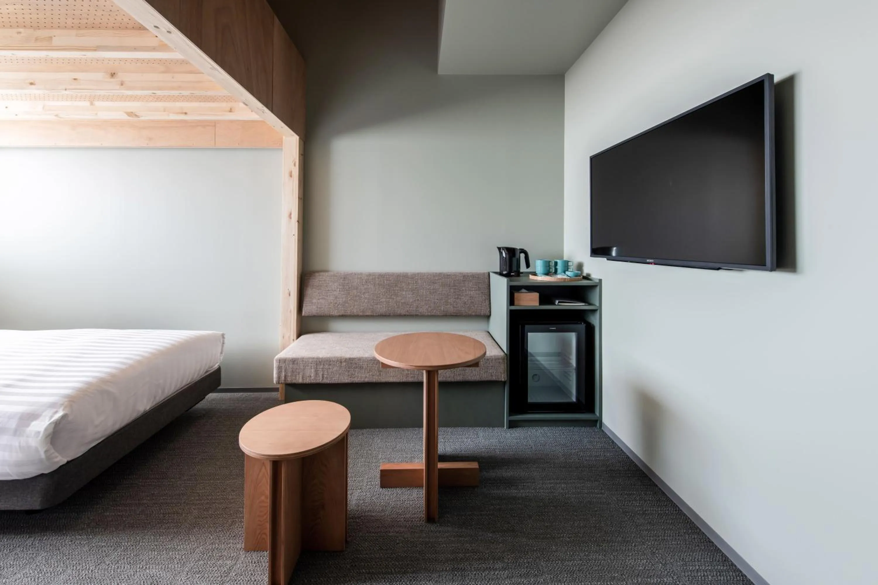 Photo of the whole room, Bed in KAIKA Tokyo by THE SHARE HOTELS