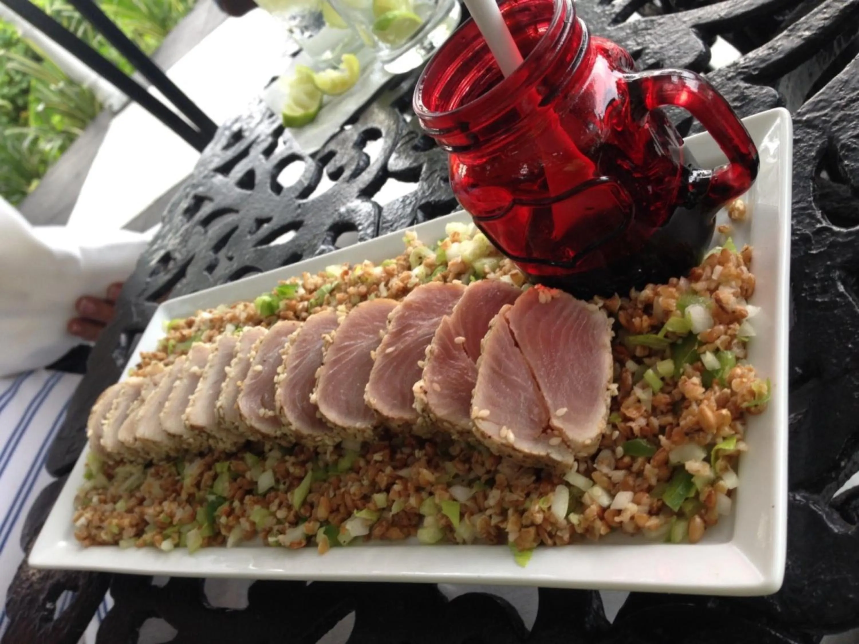 Food close-up in Jamaica Palace Hotel