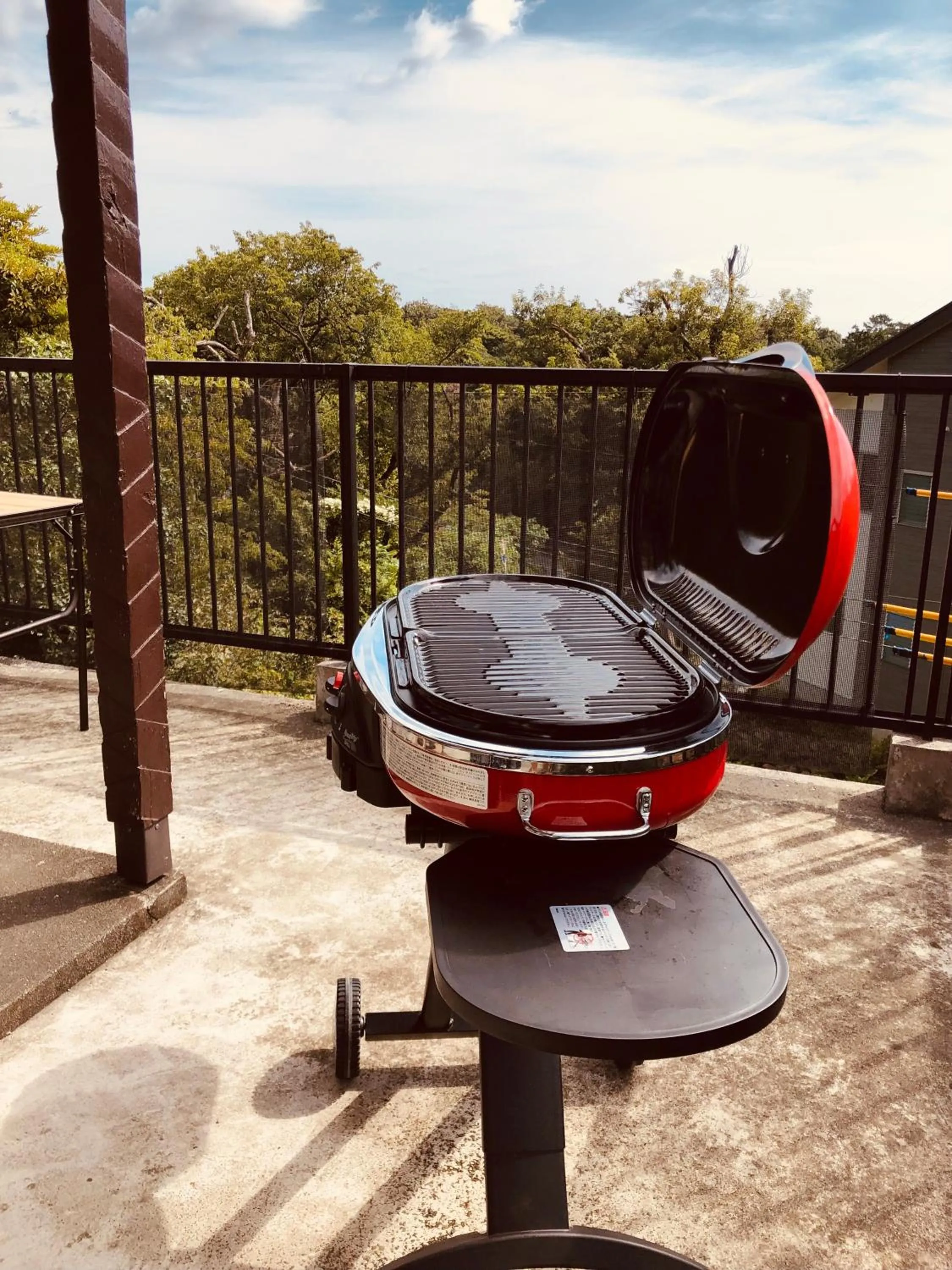 BBQ facilities in Cozy Villa with Hot springs and Nature