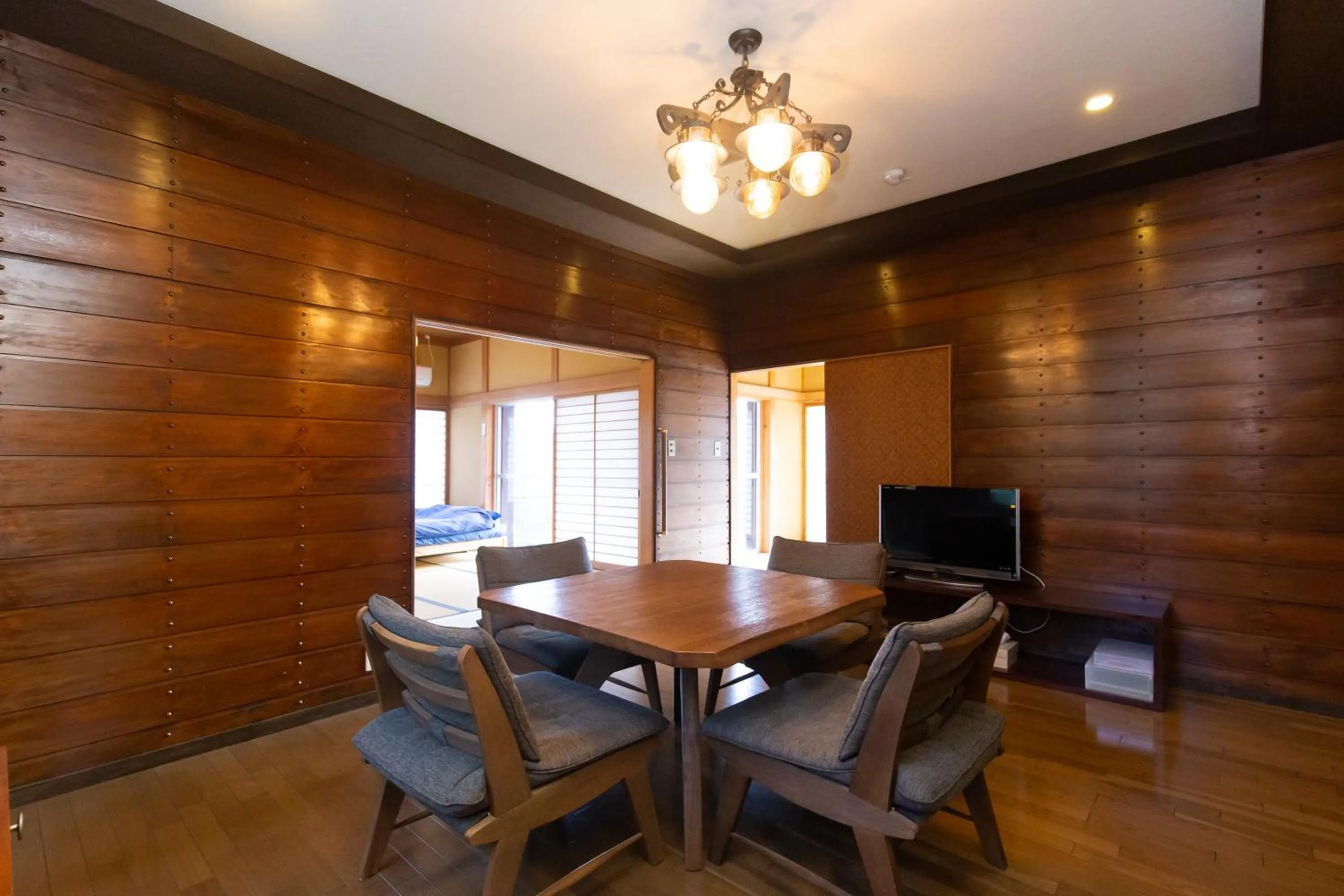 Living room in Cozy Villa with Hot springs and Nature