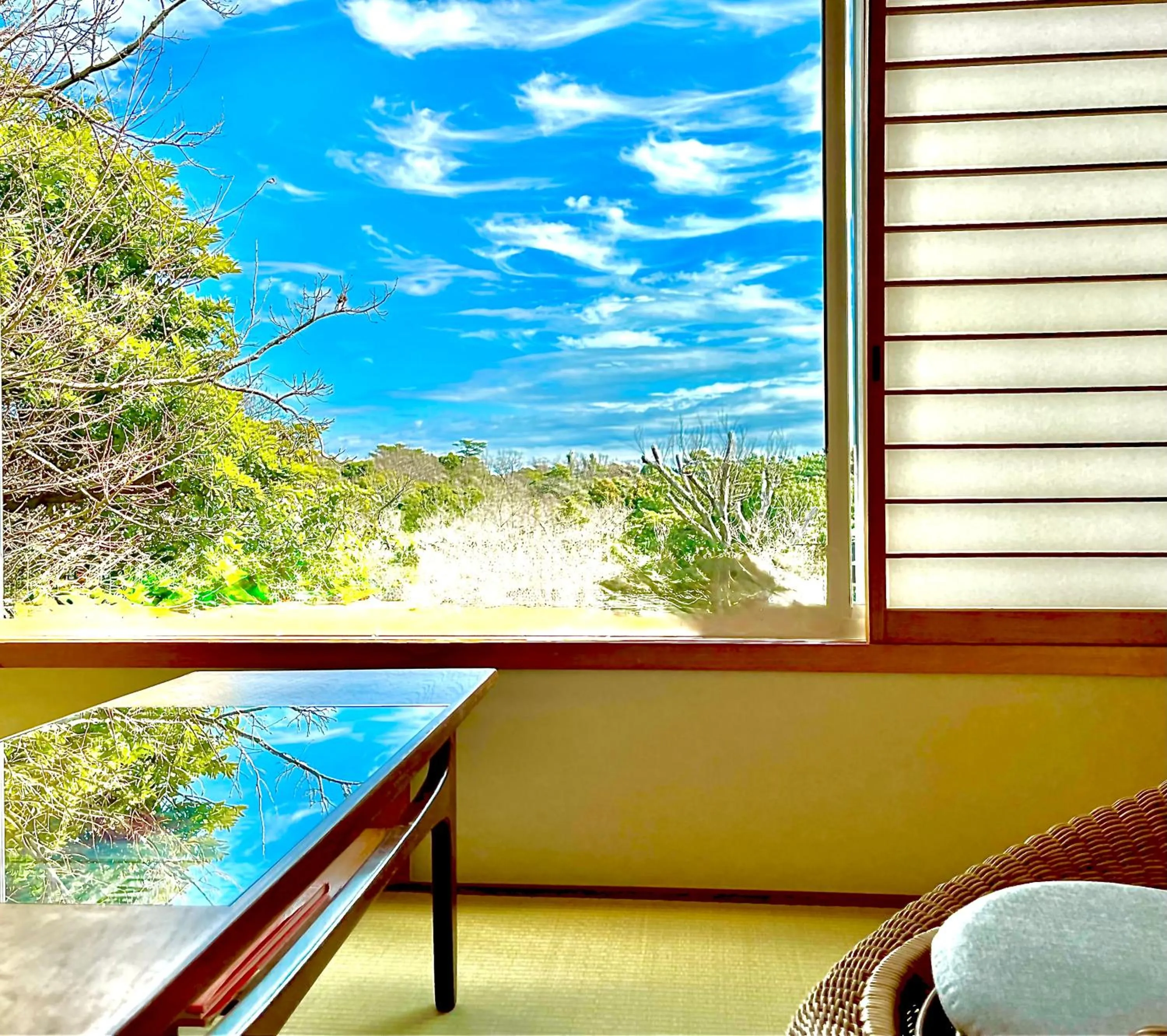 View (from property/room) in Cozy Villa with Hot springs and Nature