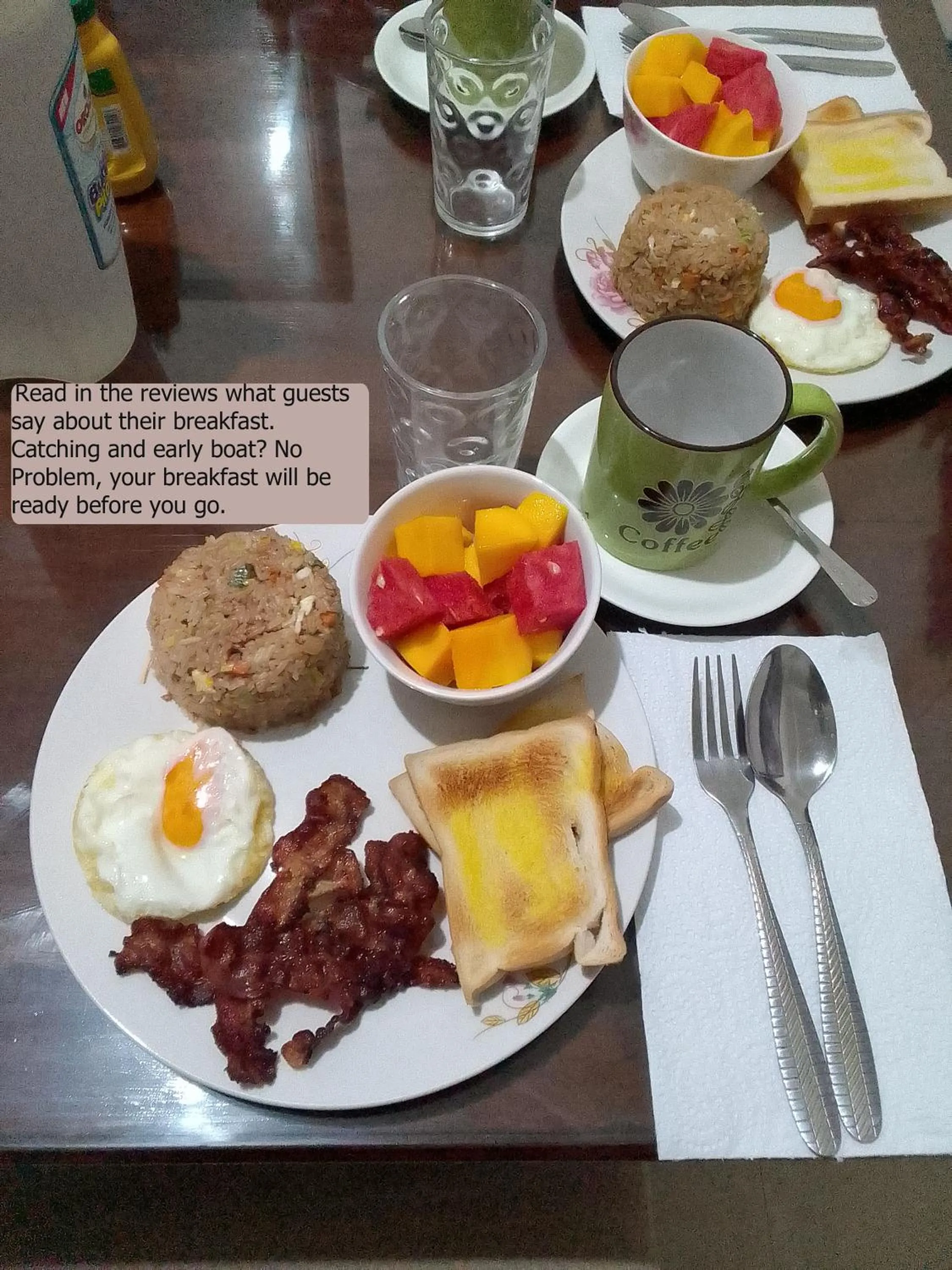 Breakfast in Leizel's Bed & Breakfast