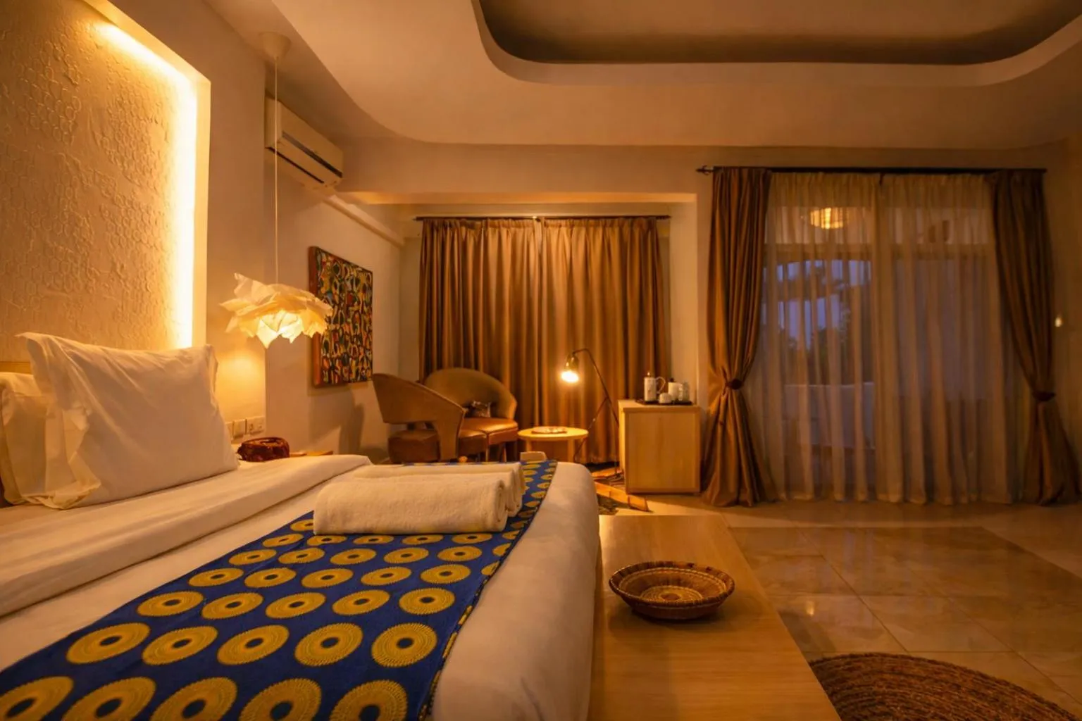 Bed in Amata n'Ubuki Boutique Hotel Ltd