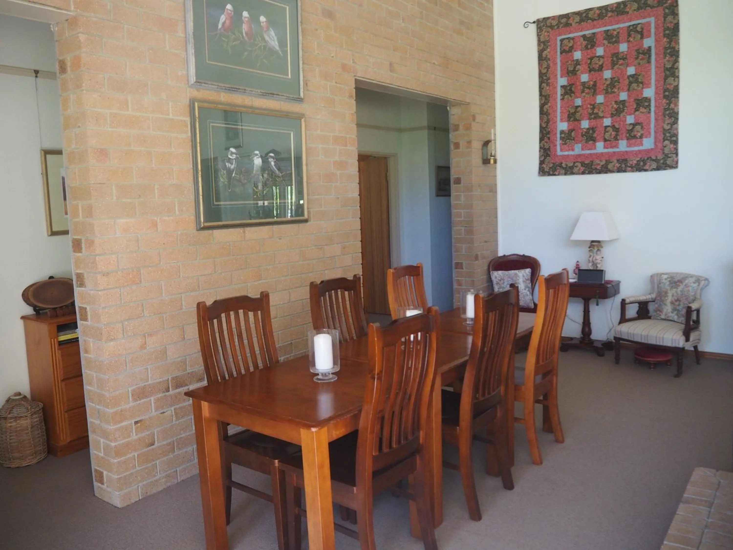 Dining area in Yarrahapinni Homestead