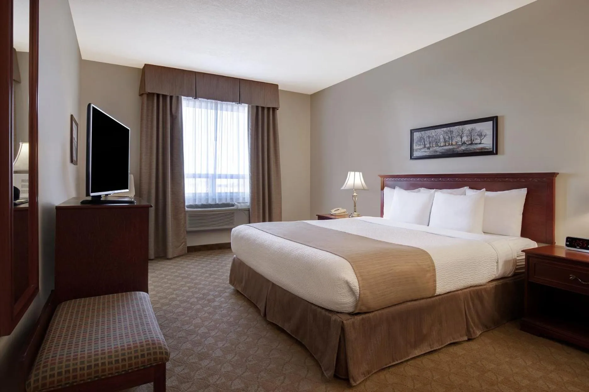 Bed in Days Inn by Wyndham Dawson Creek