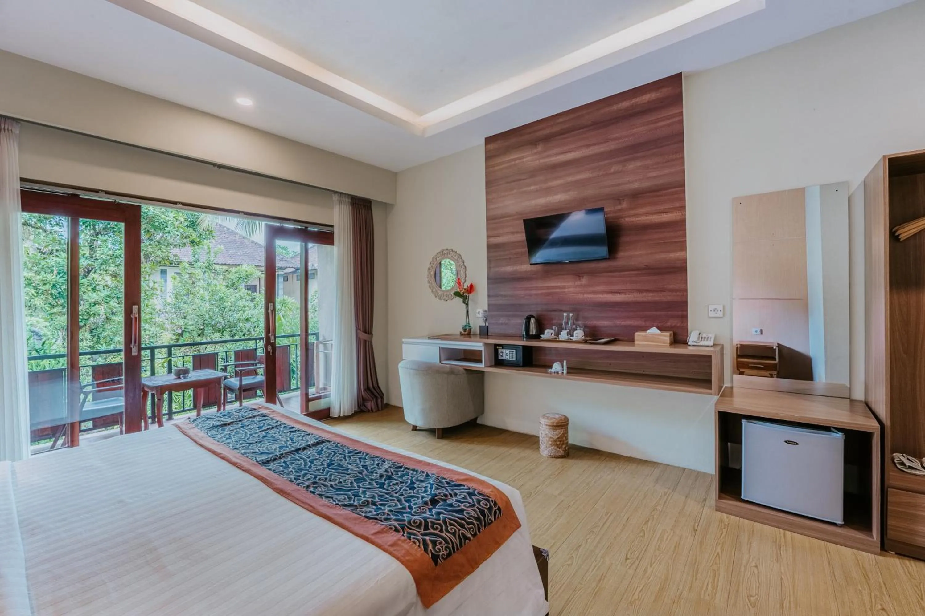 View (from property/room), Bed in Dewangga Ubud