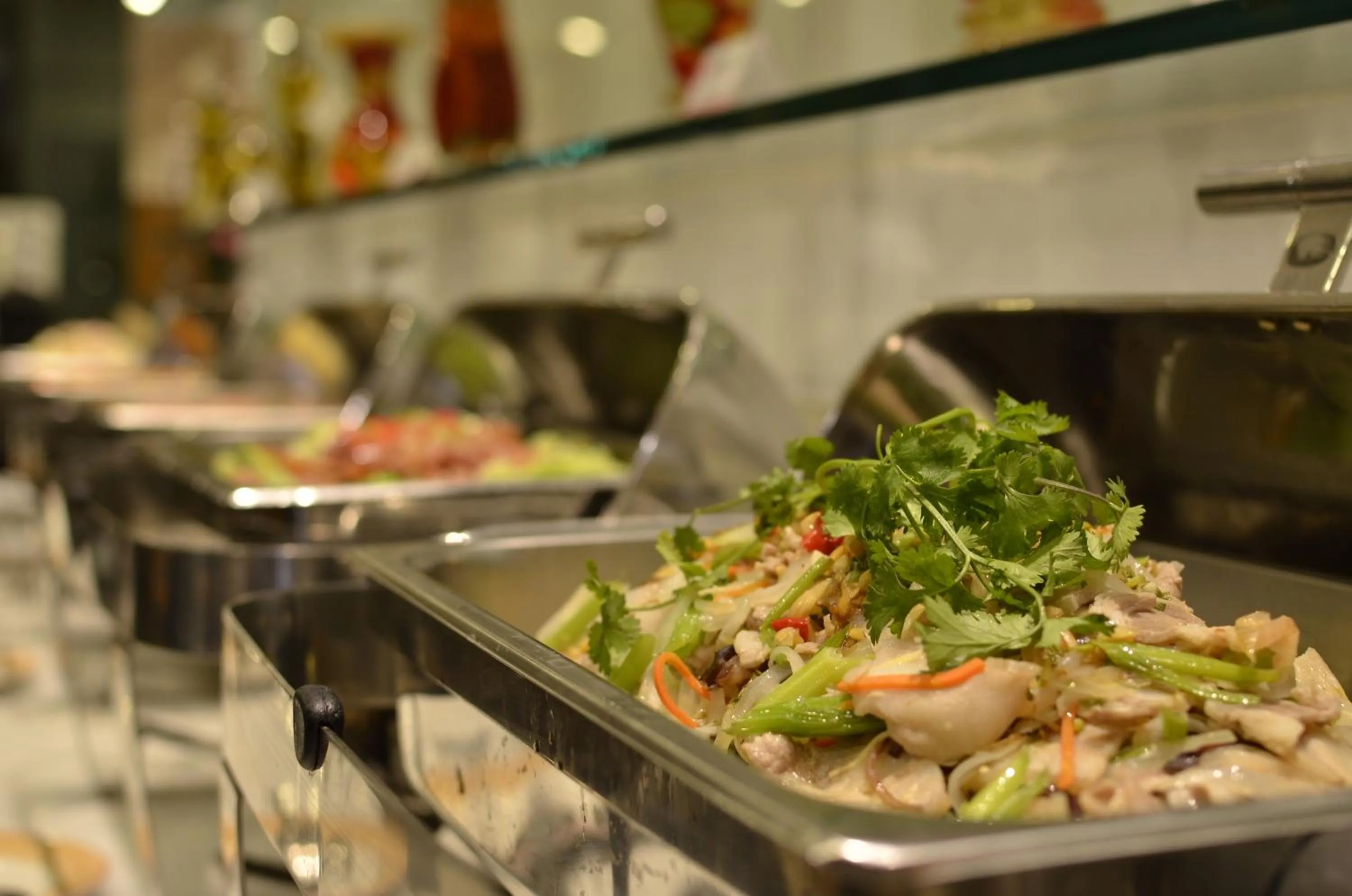 Buffet breakfast in C U Hotel Taichung