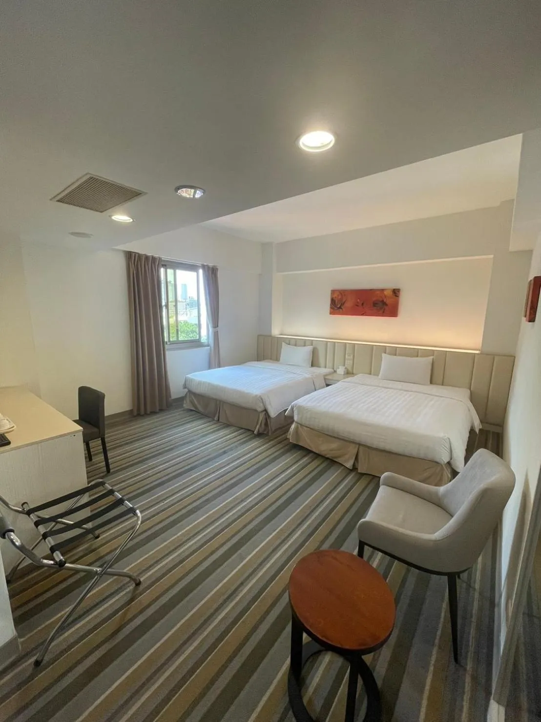 Bed in C U Hotel Taichung