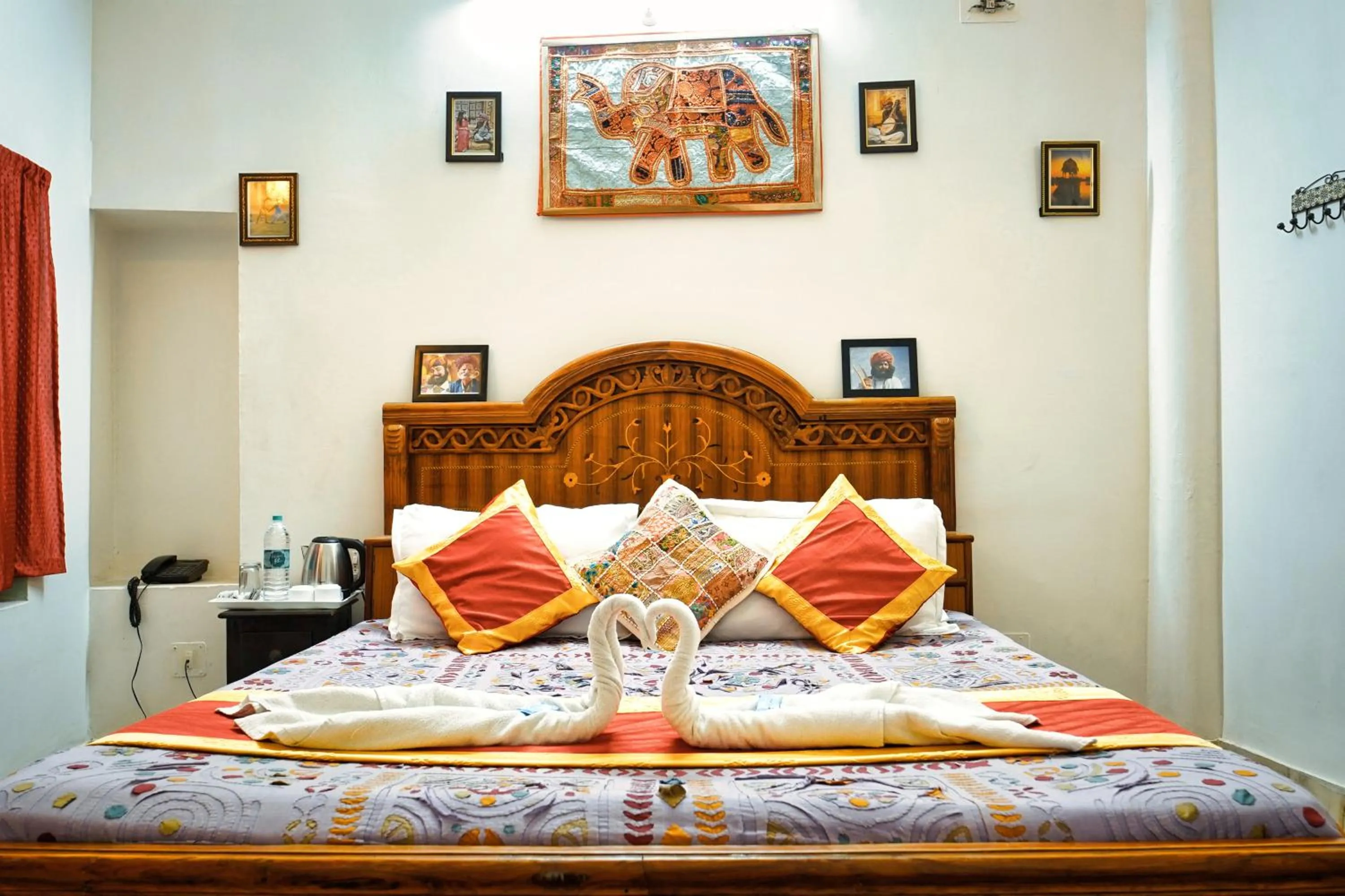 Bed in Hotel The Surya Jaisalmer