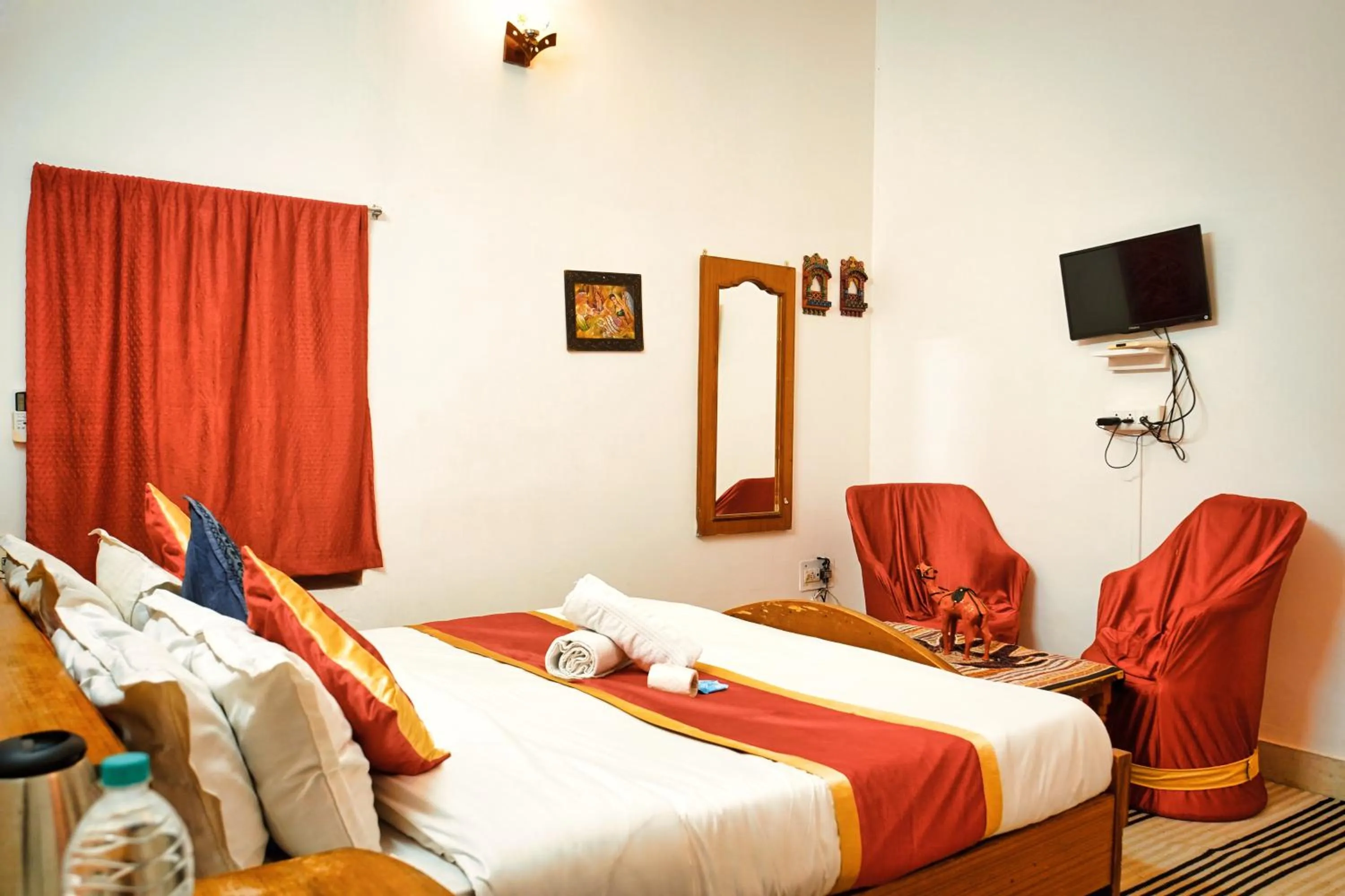 Bed in Hotel The Surya Jaisalmer