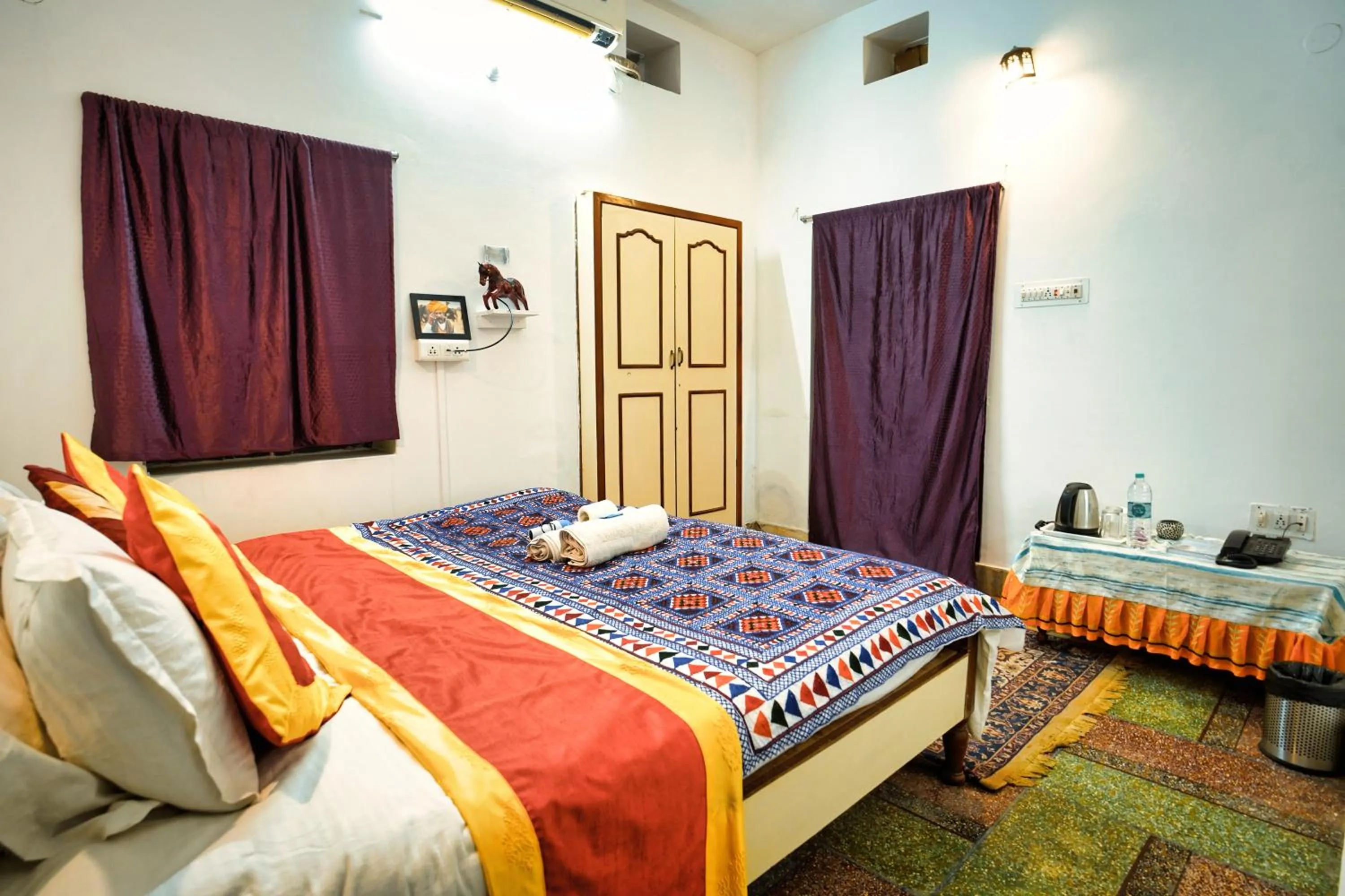 Bed in Hotel The Surya Jaisalmer