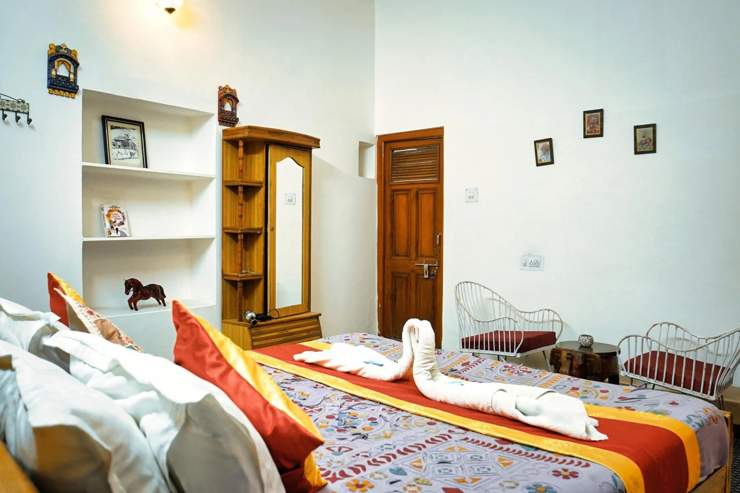 Bed in Hotel The Surya Jaisalmer