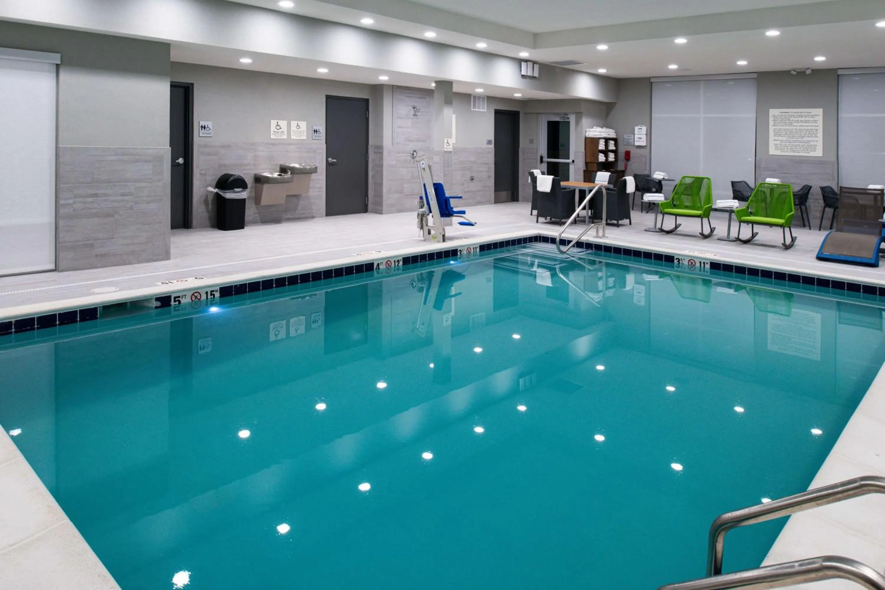 Pool view in Hampton Inn & Suites Adrian, Mi