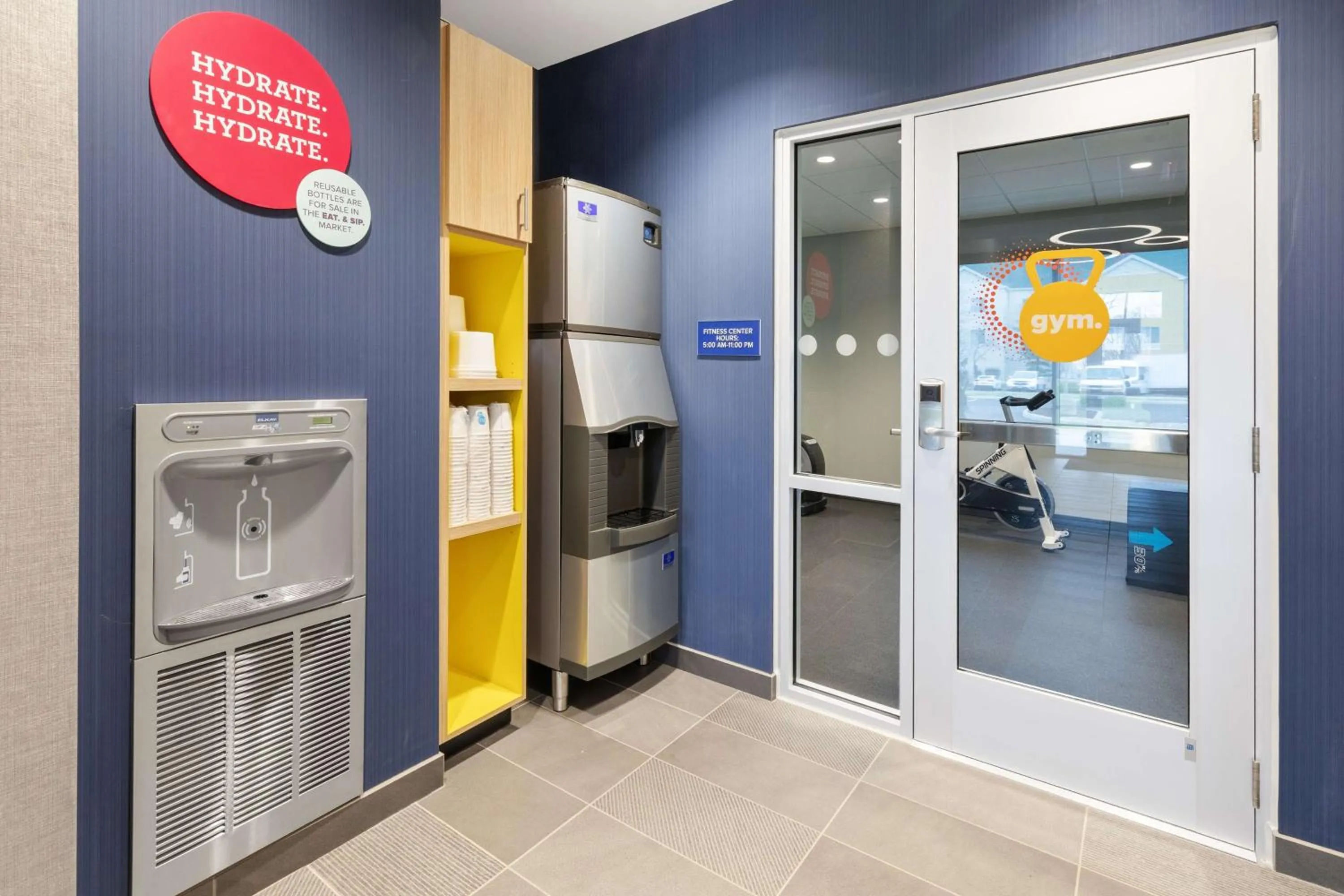 Fitness centre/facilities in Tru By Hilton Sharonville, OH