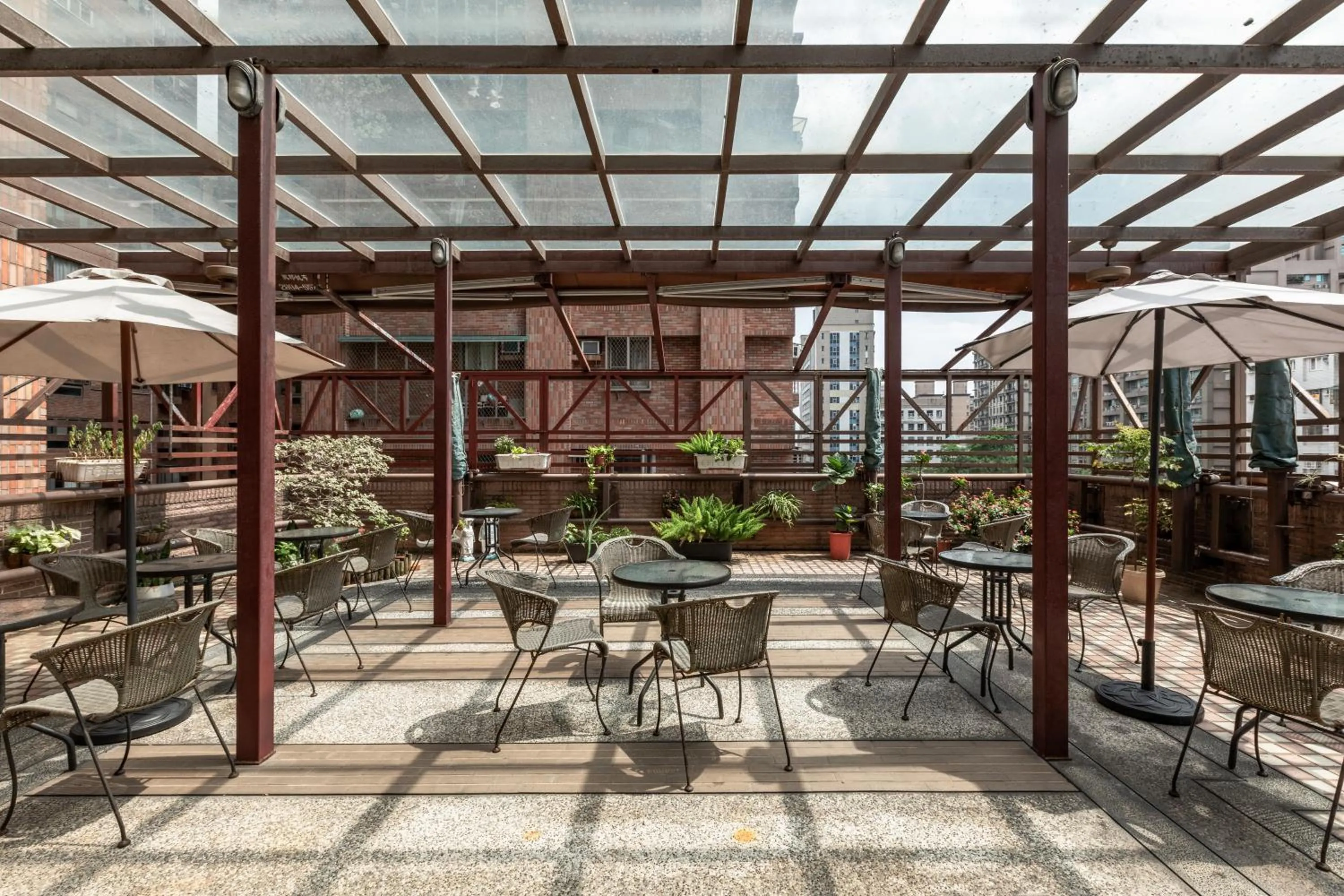 Balcony/Terrace in Hotel G7 Taipei