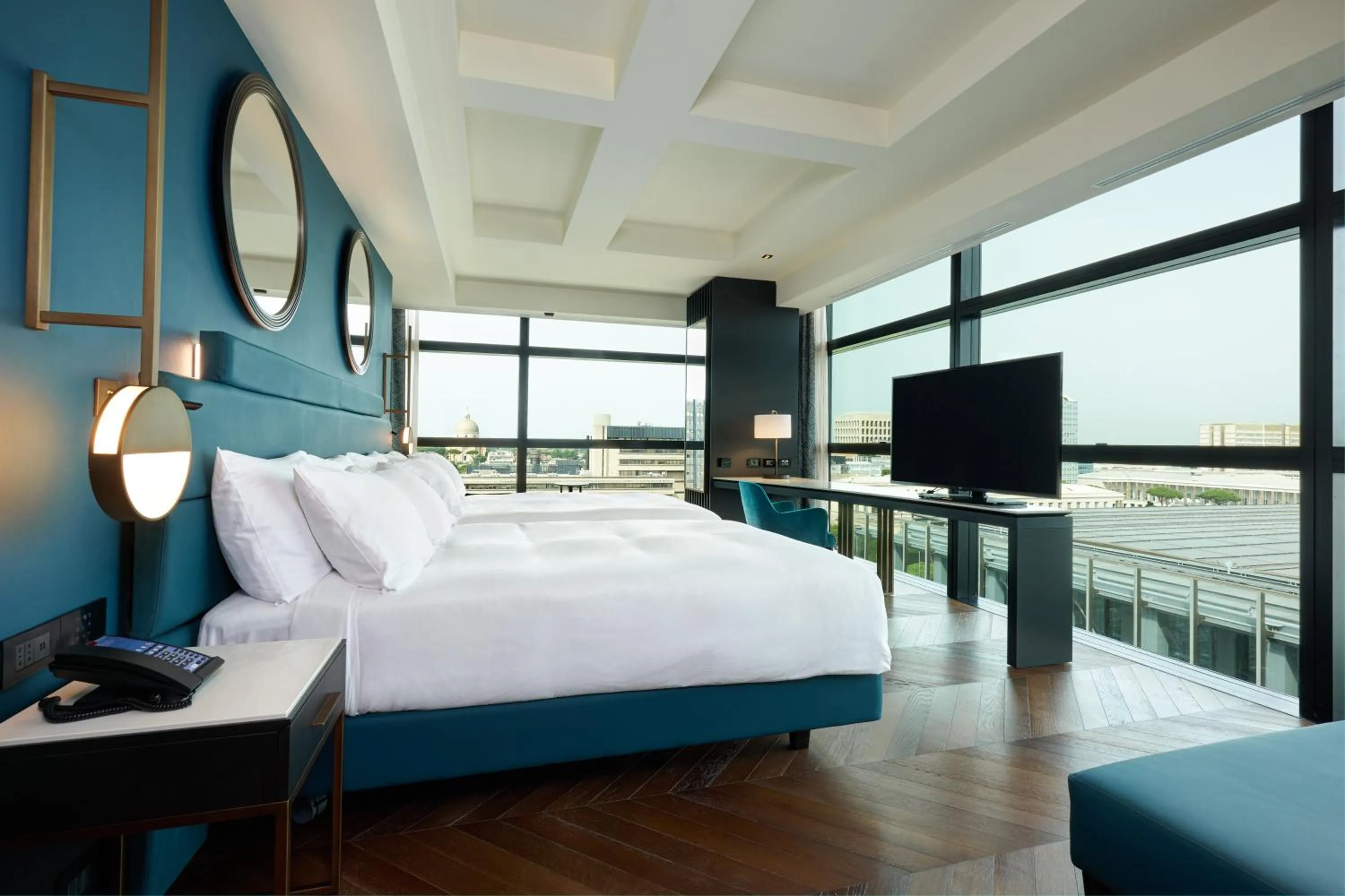 Bed in Hilton Rome Eur La Lama