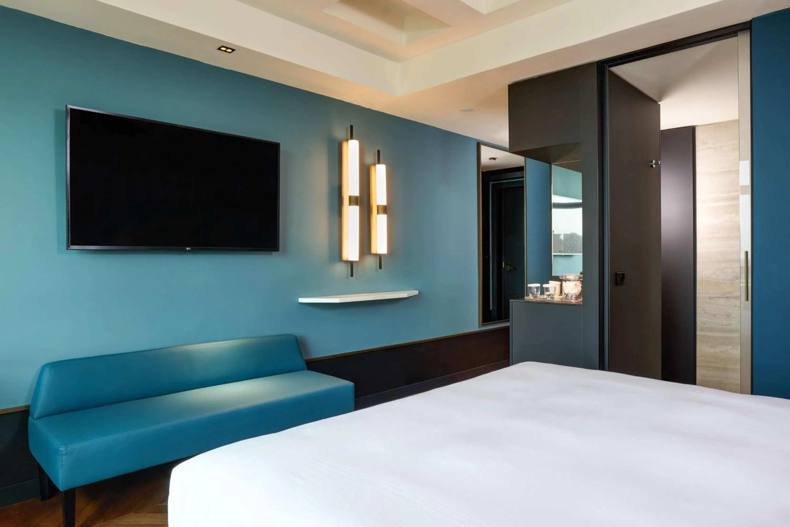 Bedroom, Bed in Hilton Rome Eur La Lama