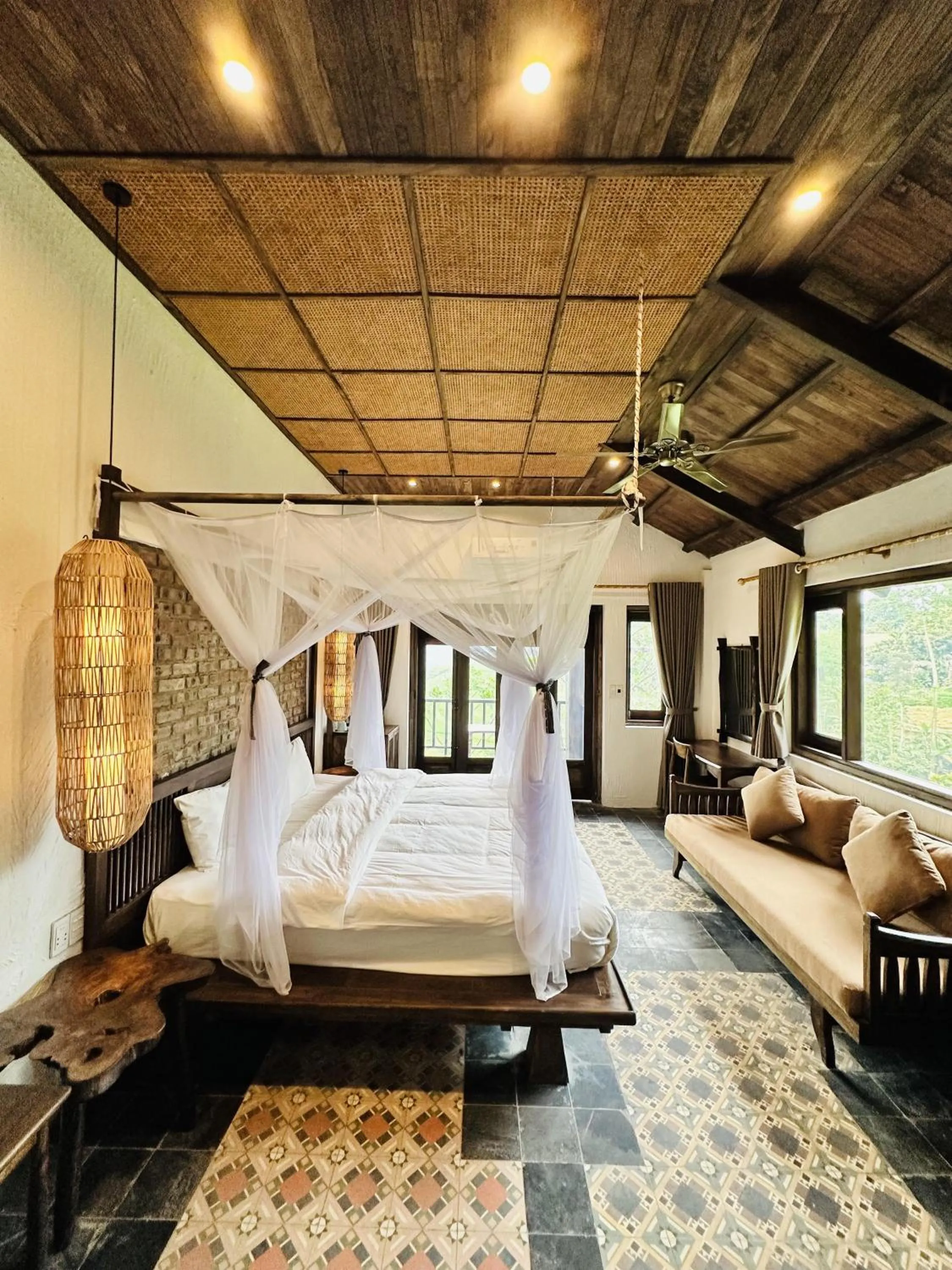 Bed in PU LUONG BOUTIQUE GARDEN