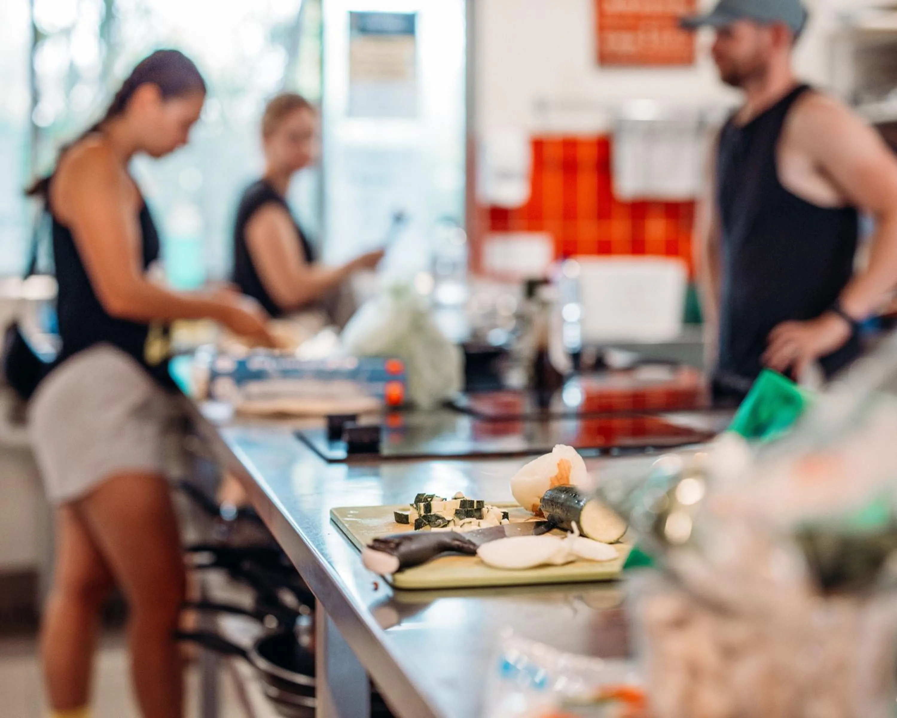 Kitchen or kitchenette in Noosa Flashpackers