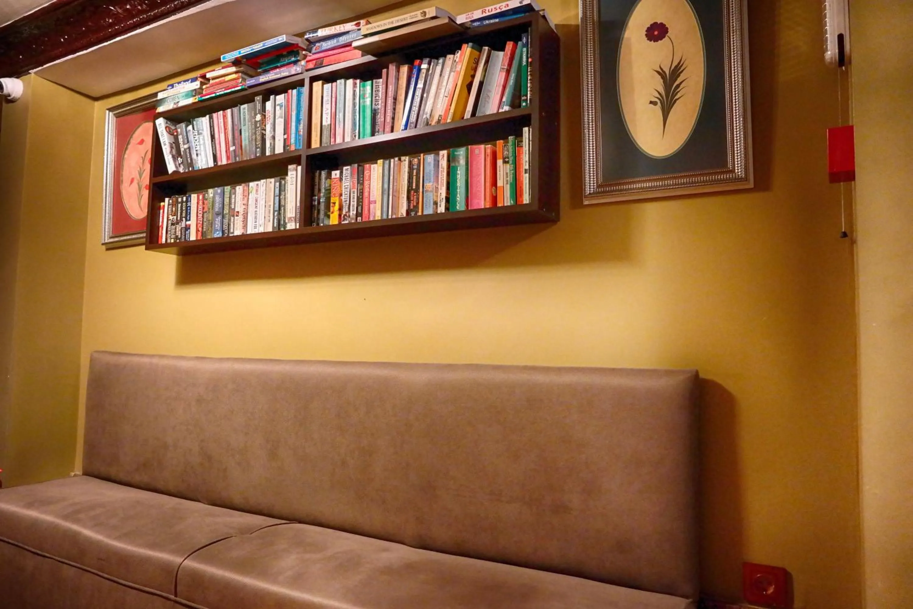 Library in Mytra Hotel