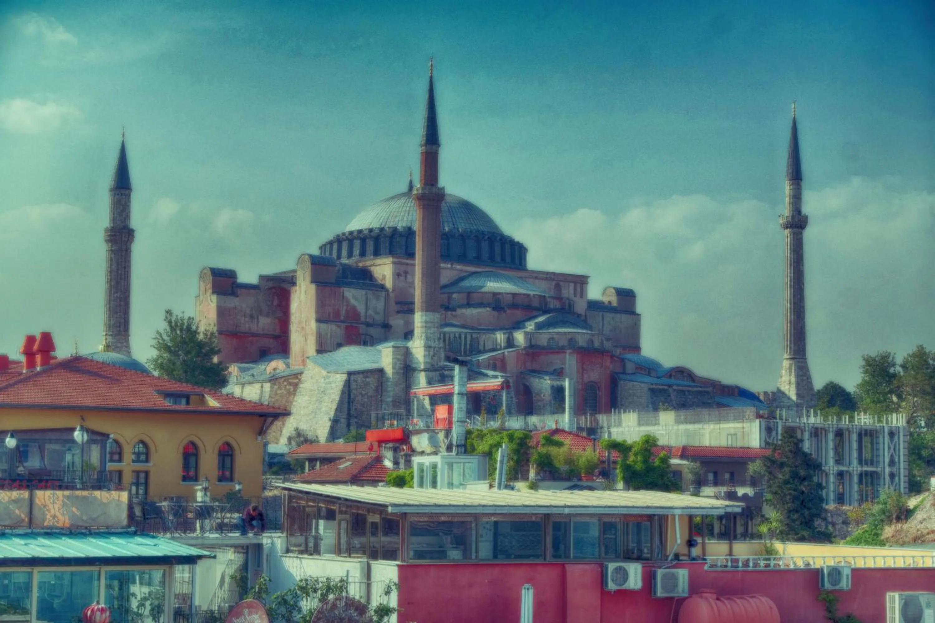 Patio in Mytra Hotel