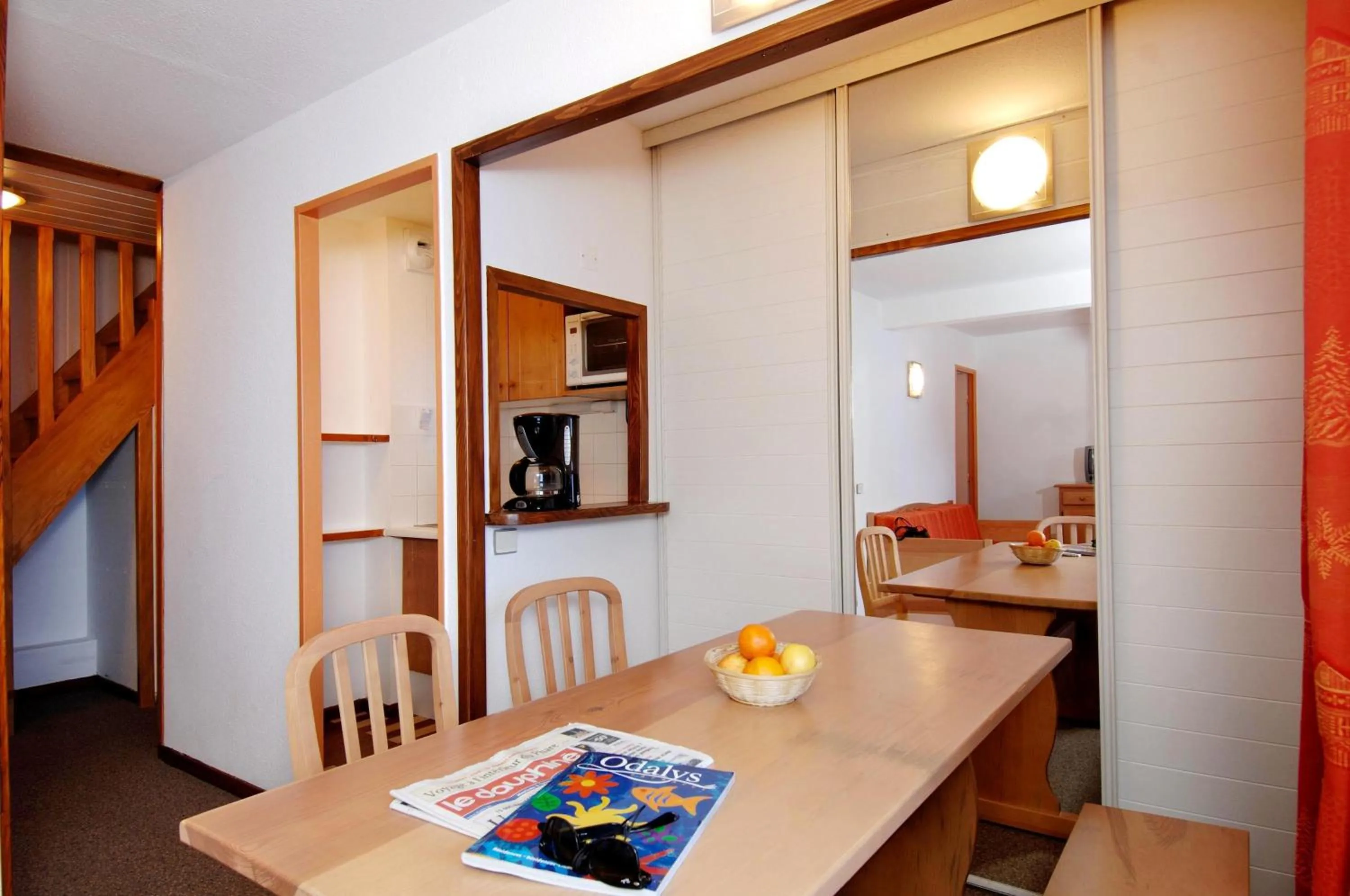 Kitchen or kitchenette in Résidence Odalys Le Hameau du Borsat