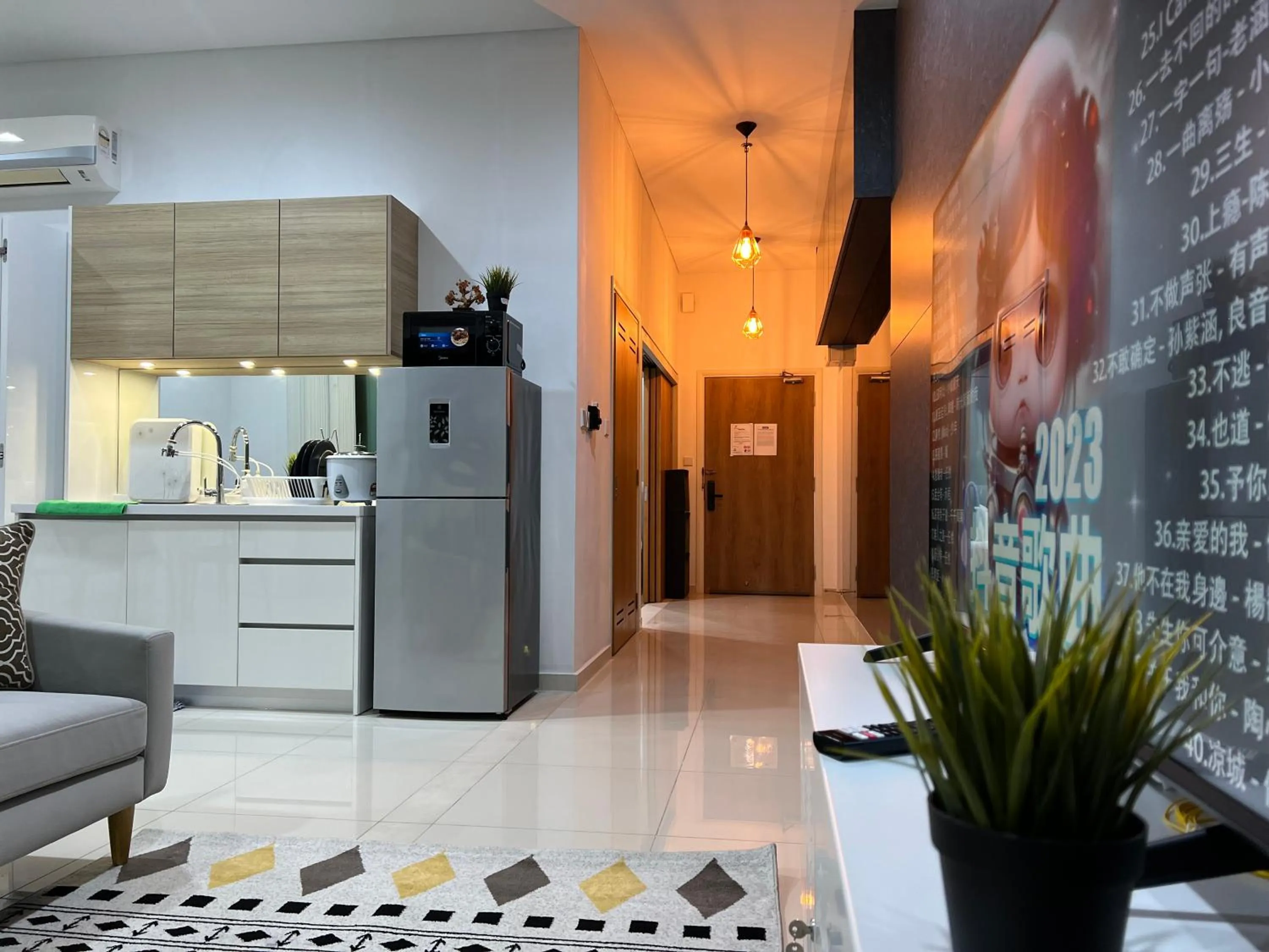 Living room in Plaza Arkadia Desa Parkcity by KLhomesweet