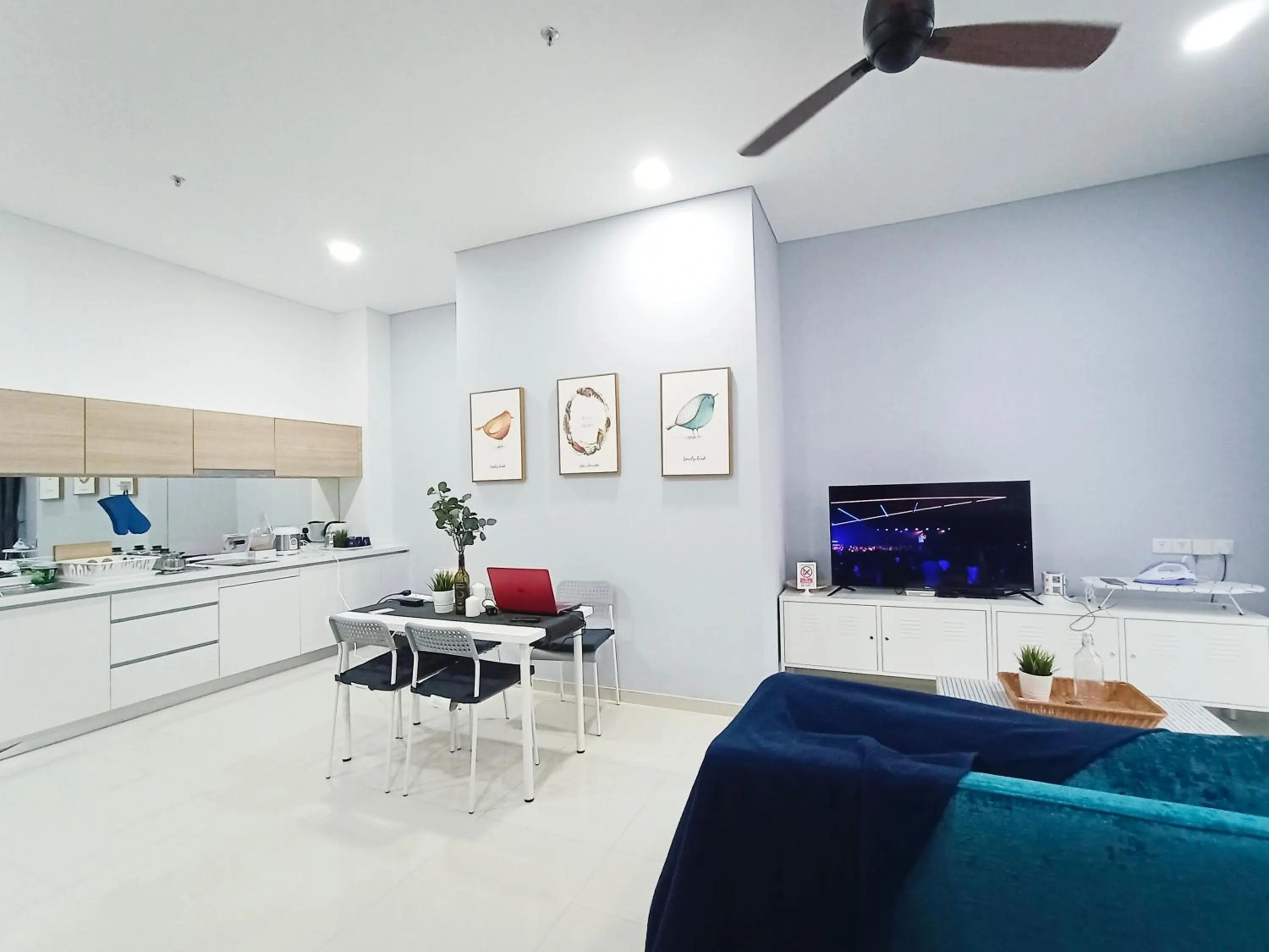 Kitchen or kitchenette in Plaza Arkadia Desa Parkcity by KLhomesweet