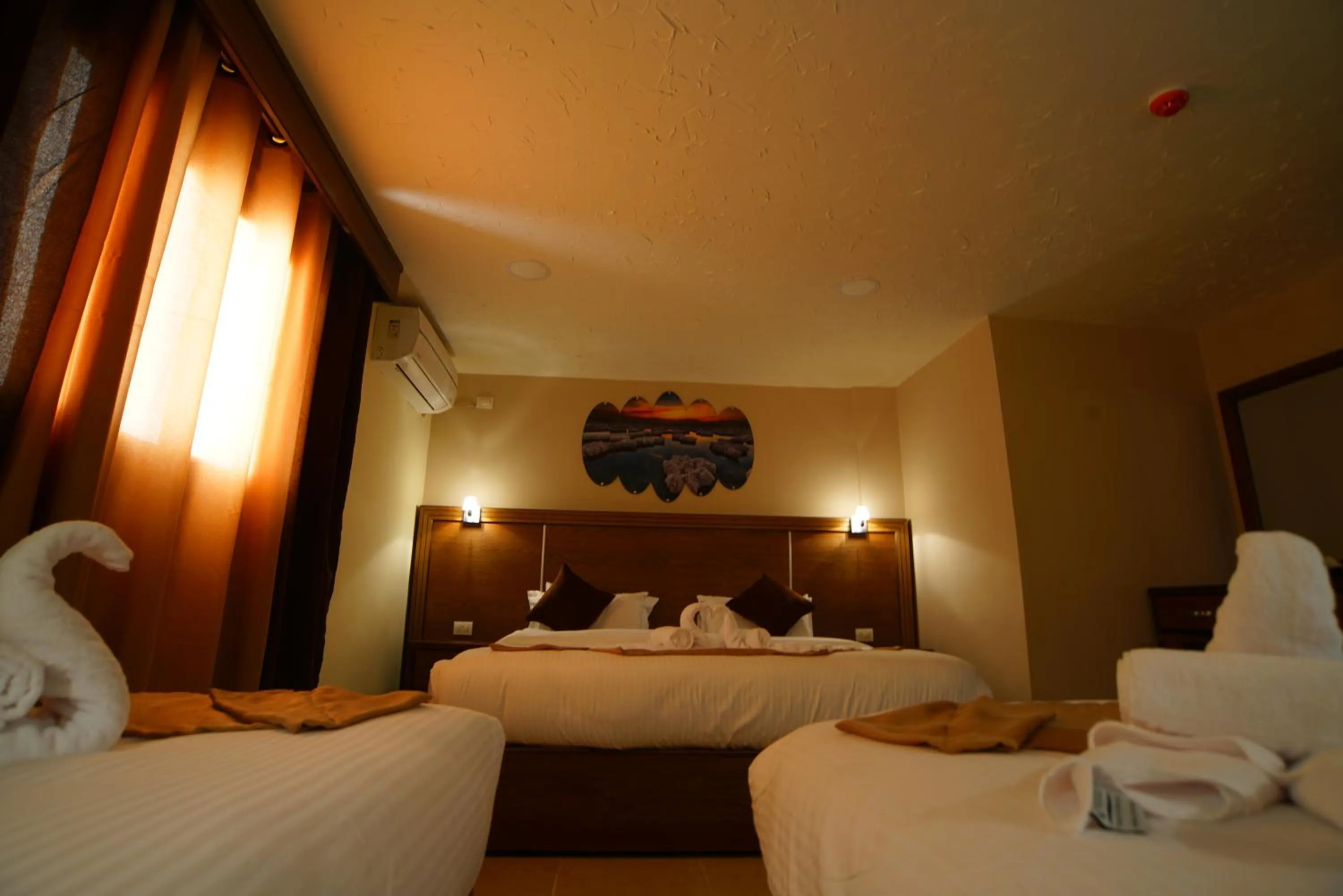 Photo of the whole room, Bed in Petra Aretas Hotel