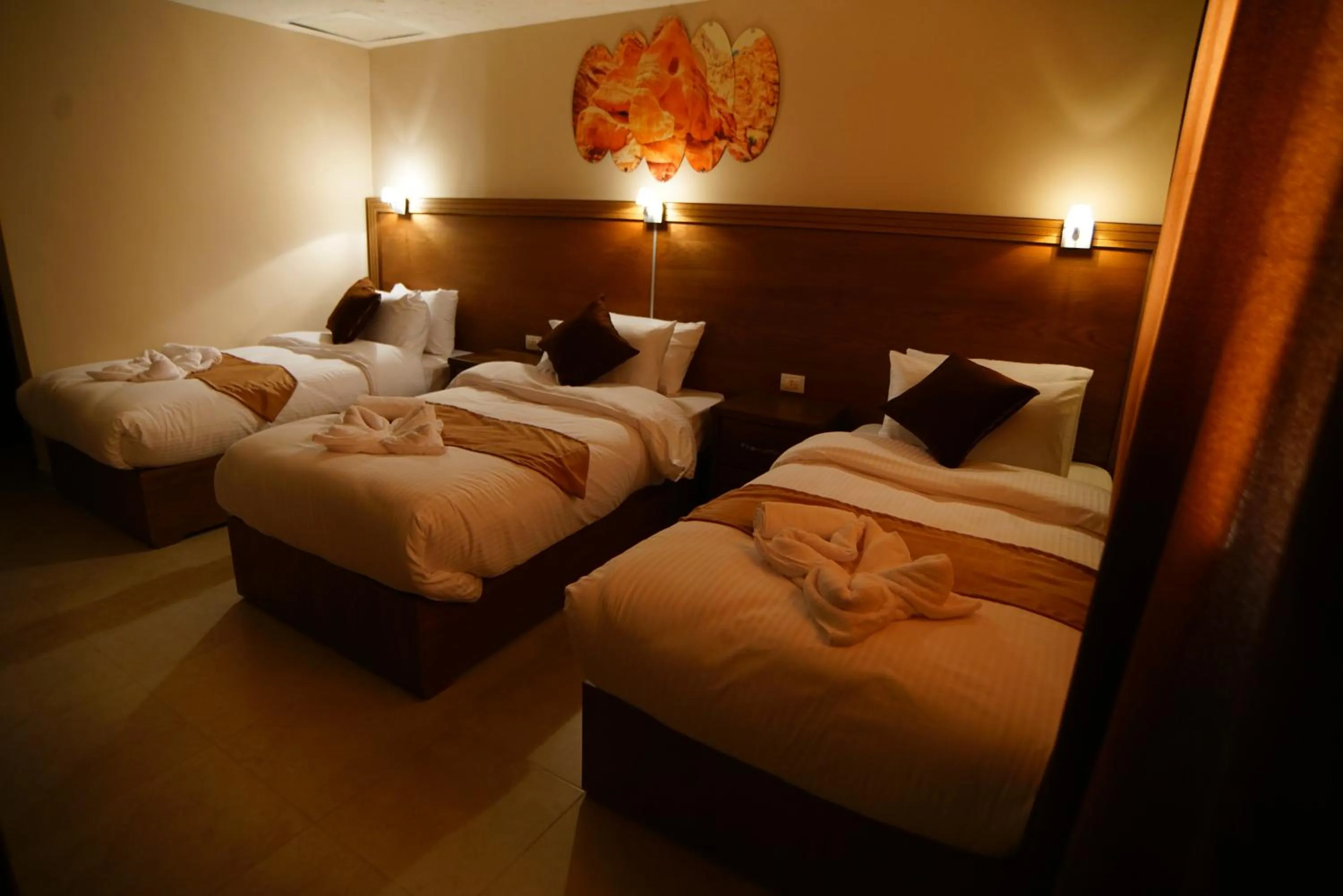 Photo of the whole room, Bed in Petra Aretas Hotel