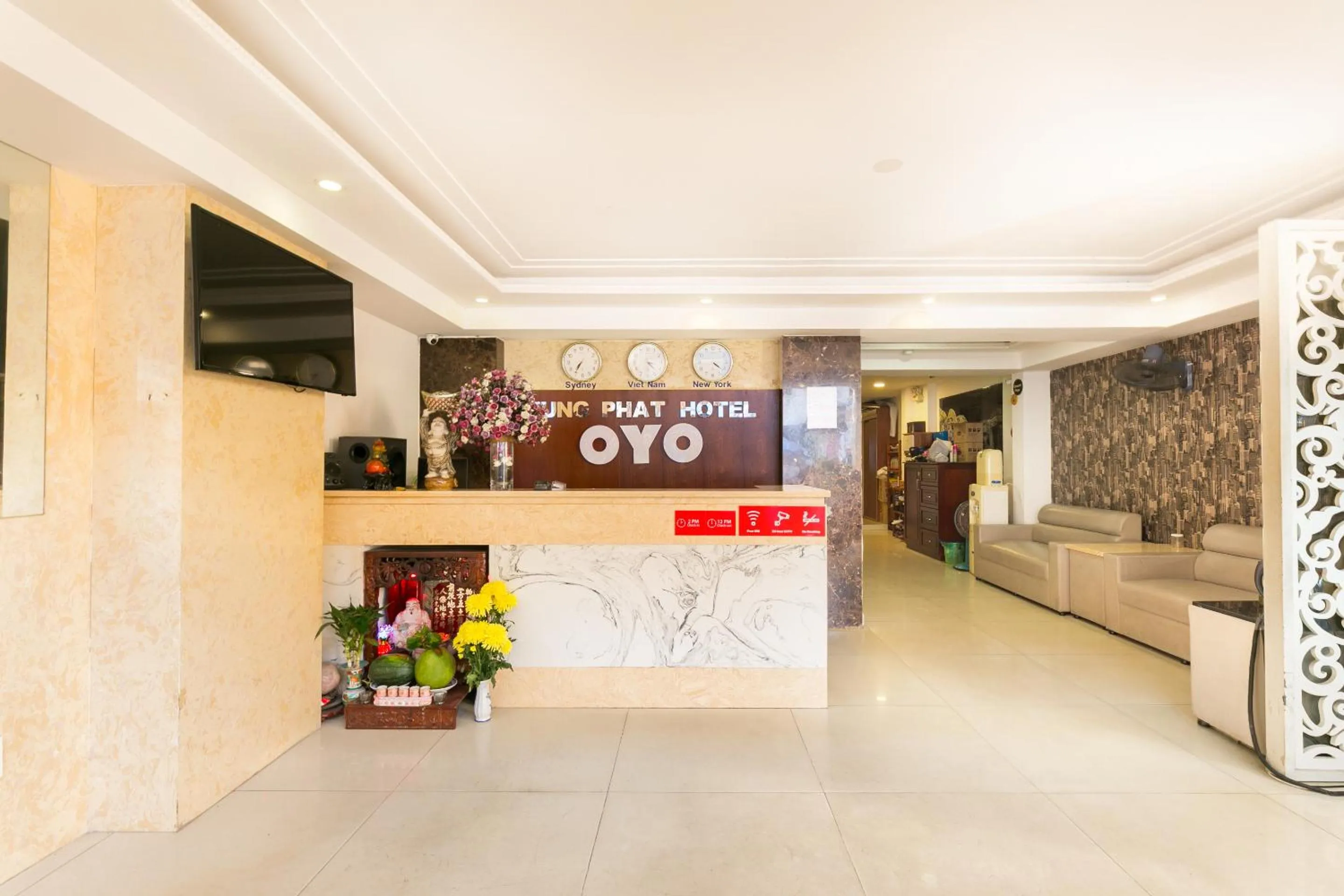 Lobby or reception in Hung Phat Hotel - Trung Son