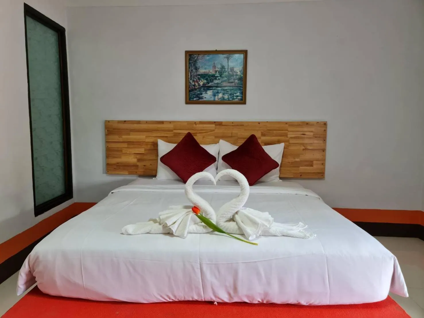 Bed in Mookboonchu Guesthouse ,Kohmook Trang
