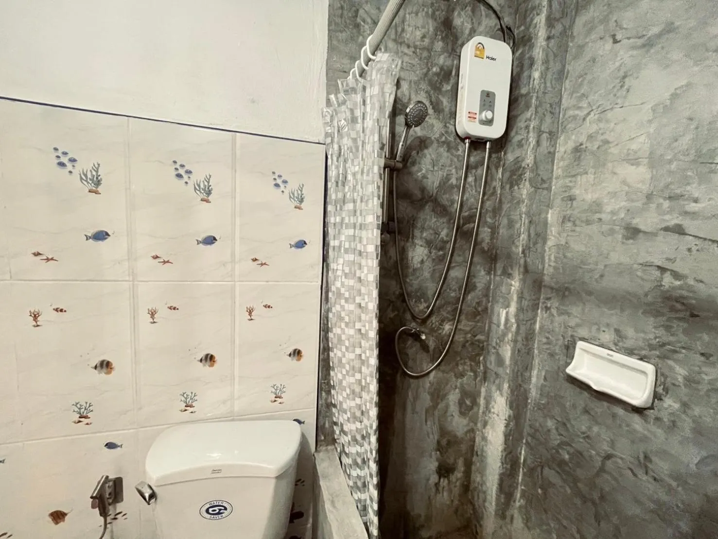 Bathroom in Mookboonchu Guesthouse ,Kohmook Trang