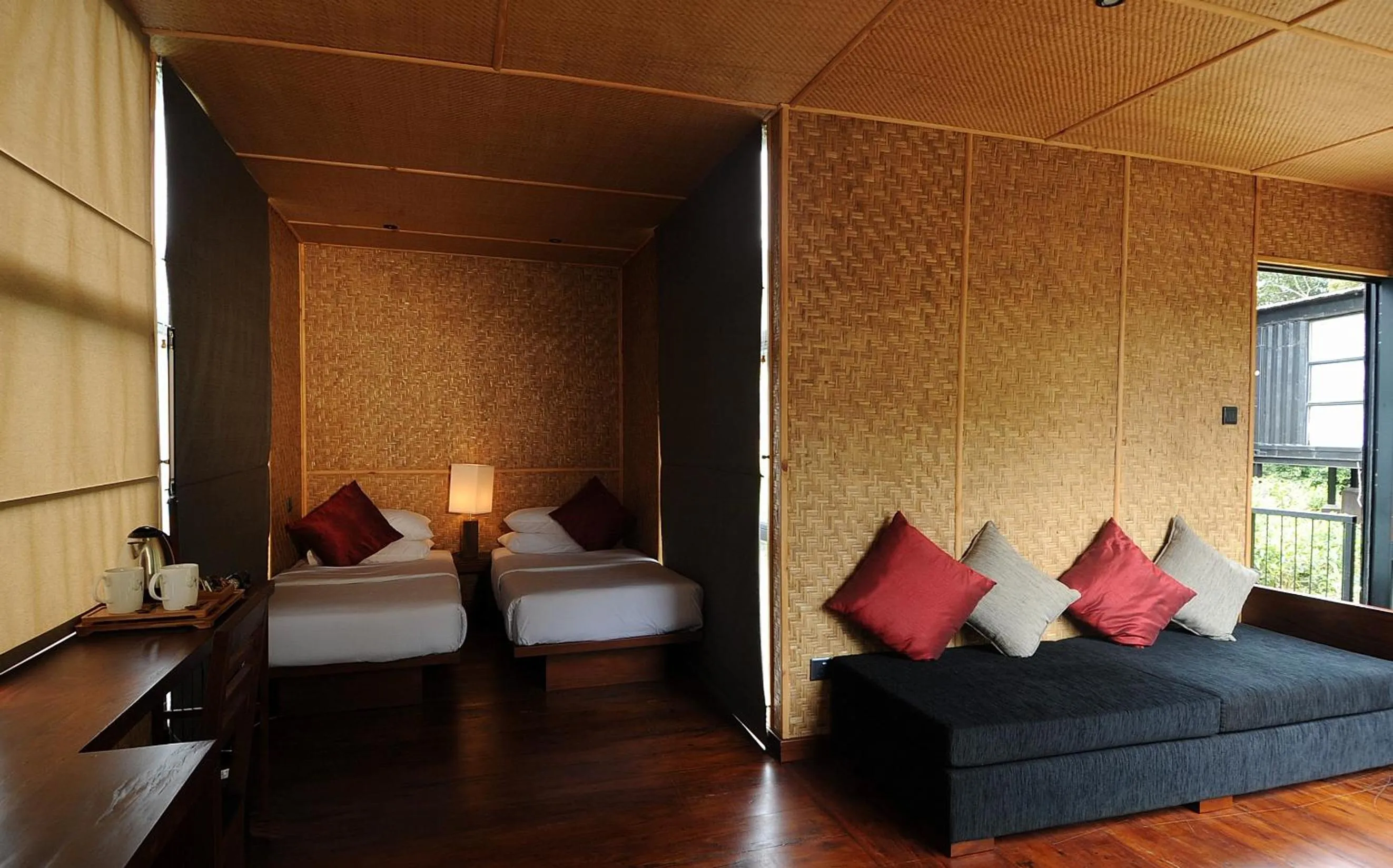 Bedroom, Bed in The Rainforest Ecolodge - Sinharaja with Shuttle Service from Car Park