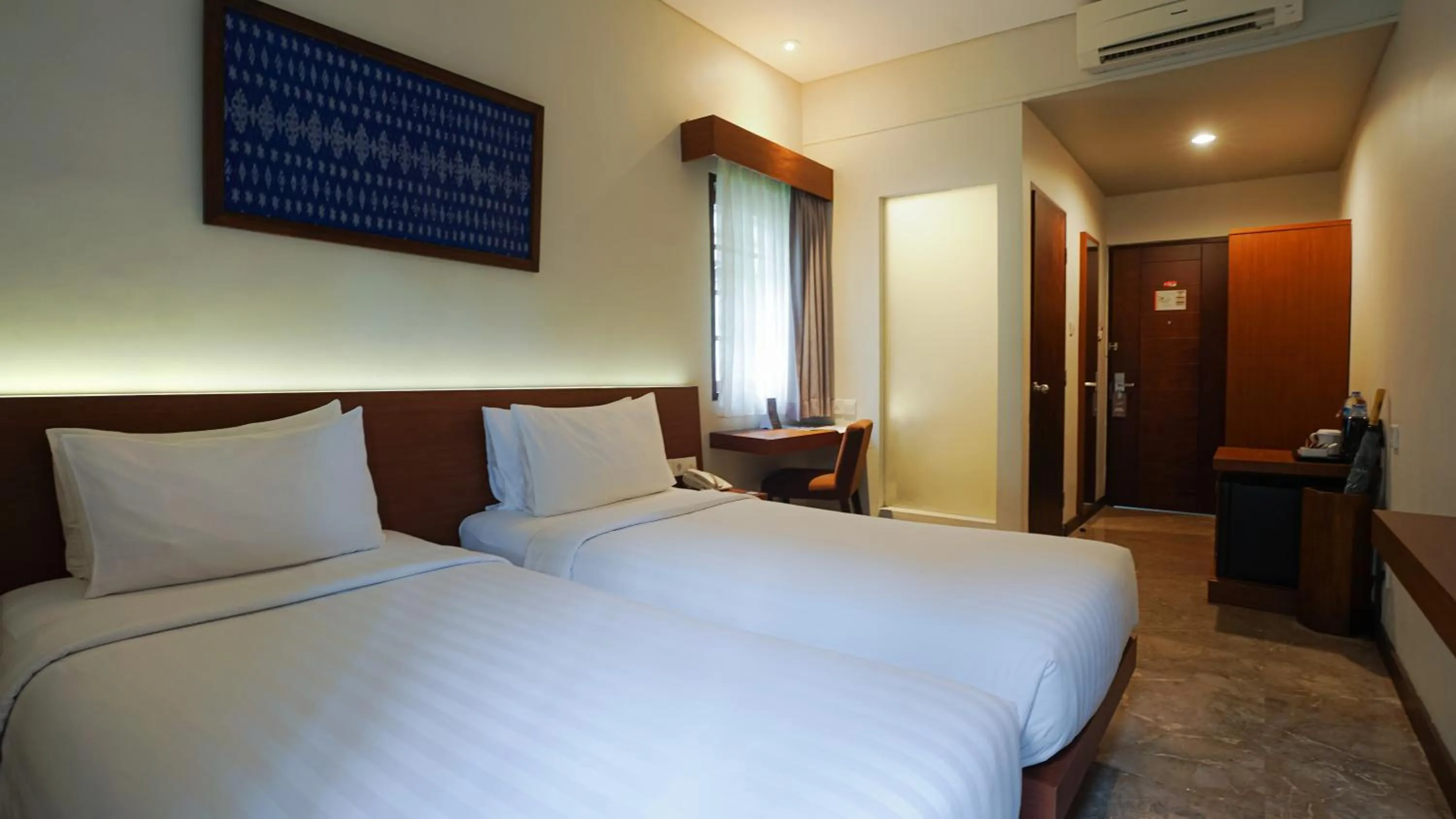 Bed in Grand Whiz Hotel Nusa Dua Bali