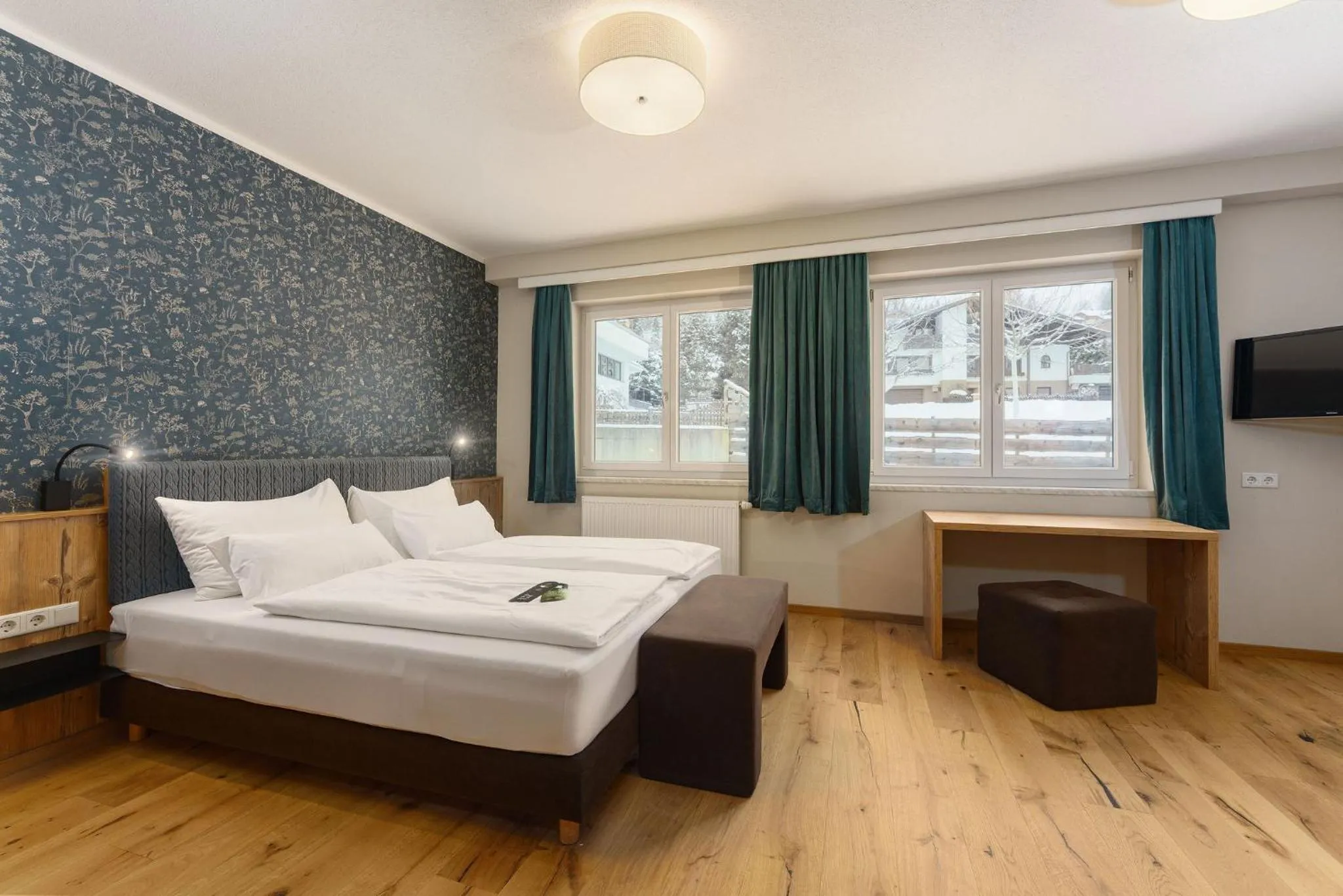 Bed in Landhaus Hubertus Wellness & Breakfast