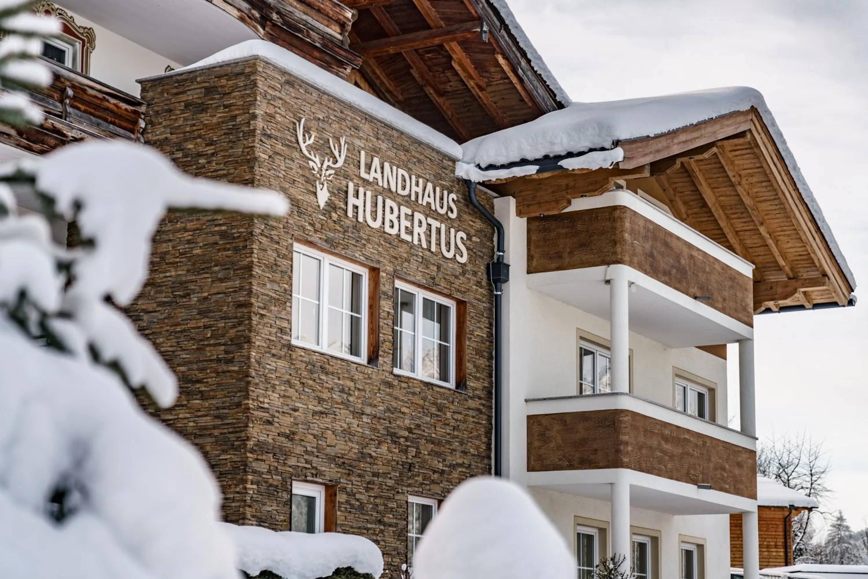 Winter in Landhaus Hubertus Wellness & Breakfast