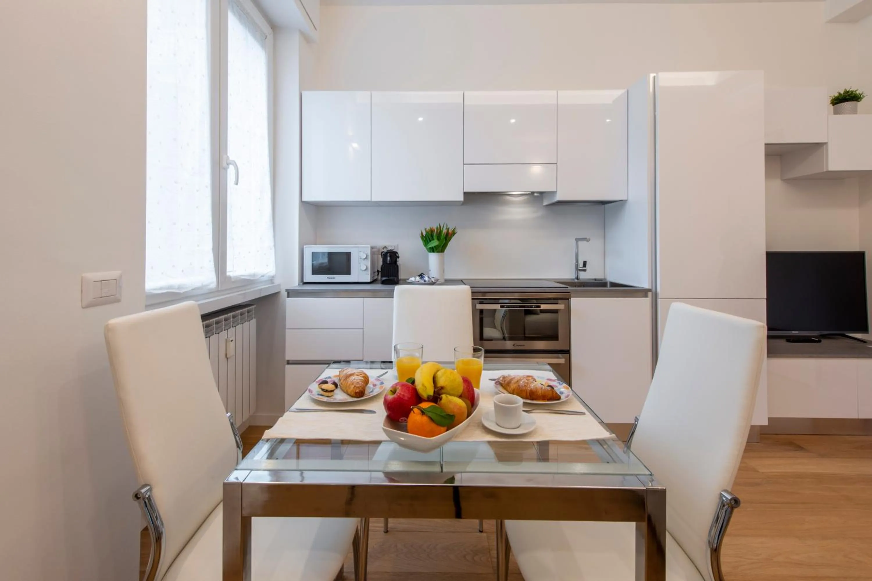 Kitchen or kitchenette in BnButler Friuli, 24 - Porta Romana Apartment
