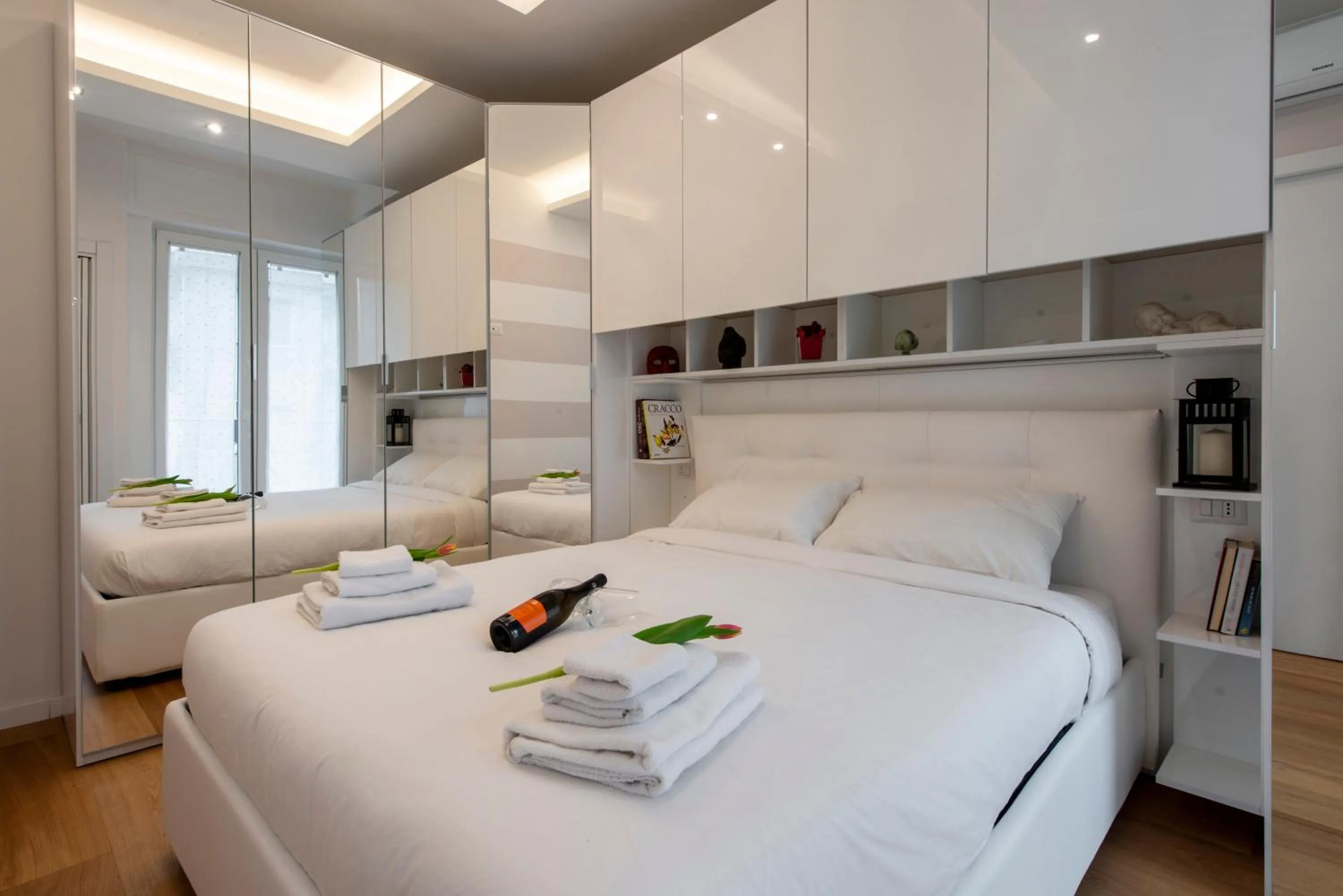 Photo of the whole room, Bed in BnButler Friuli, 24 - Porta Romana Apartment