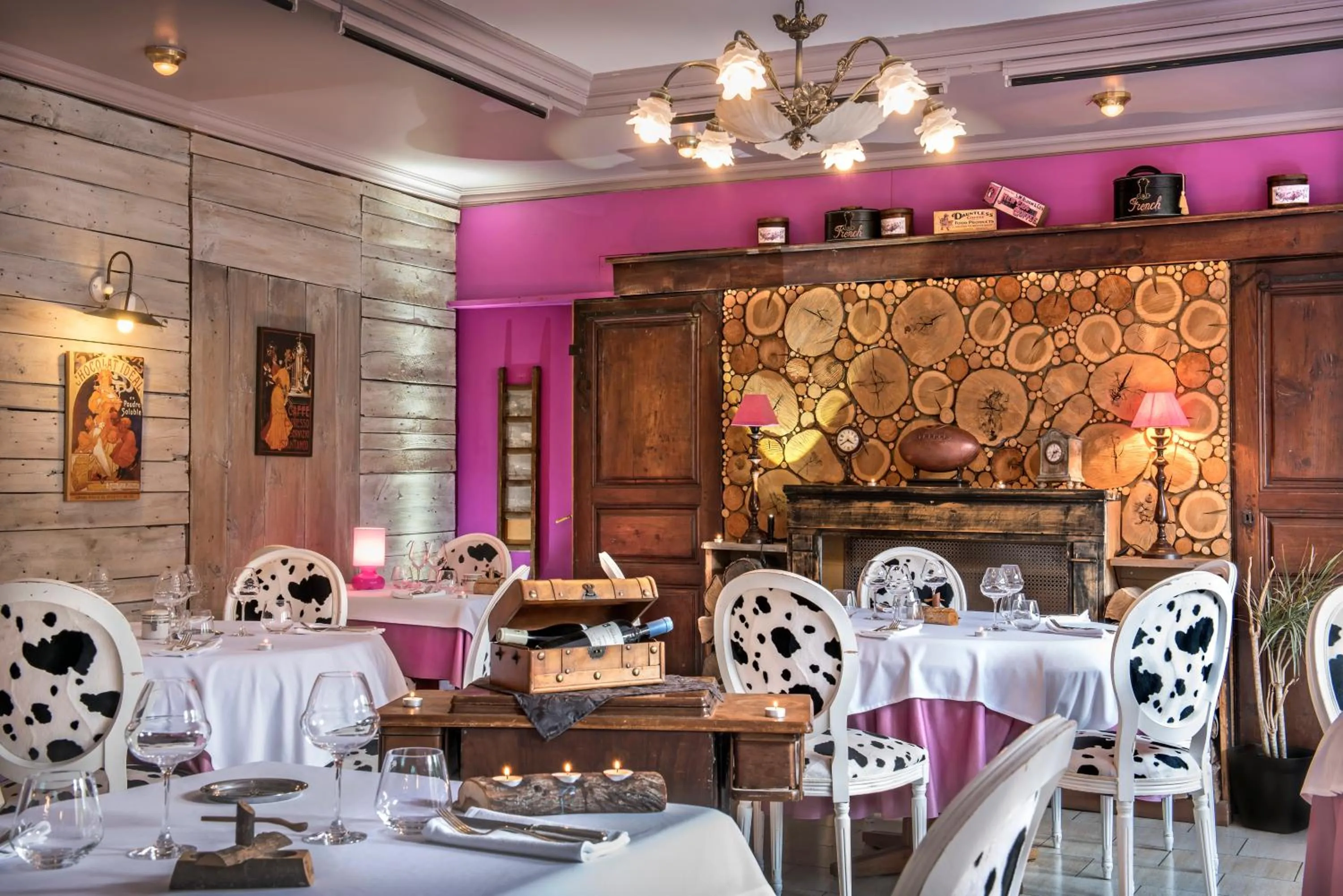 Restaurant/places to eat in Hotel Le Rocher Blanc