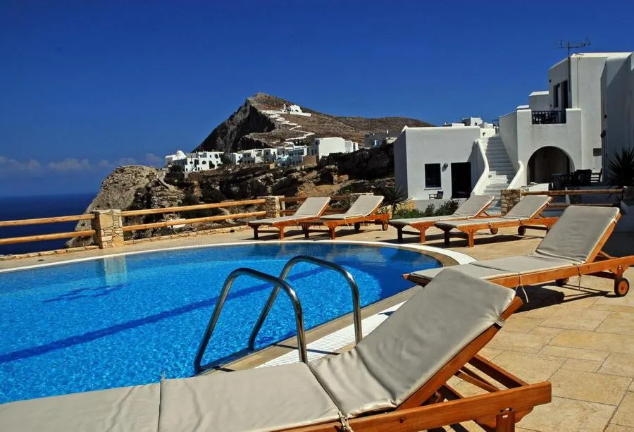 Swimming pool in Anemousa Hotel