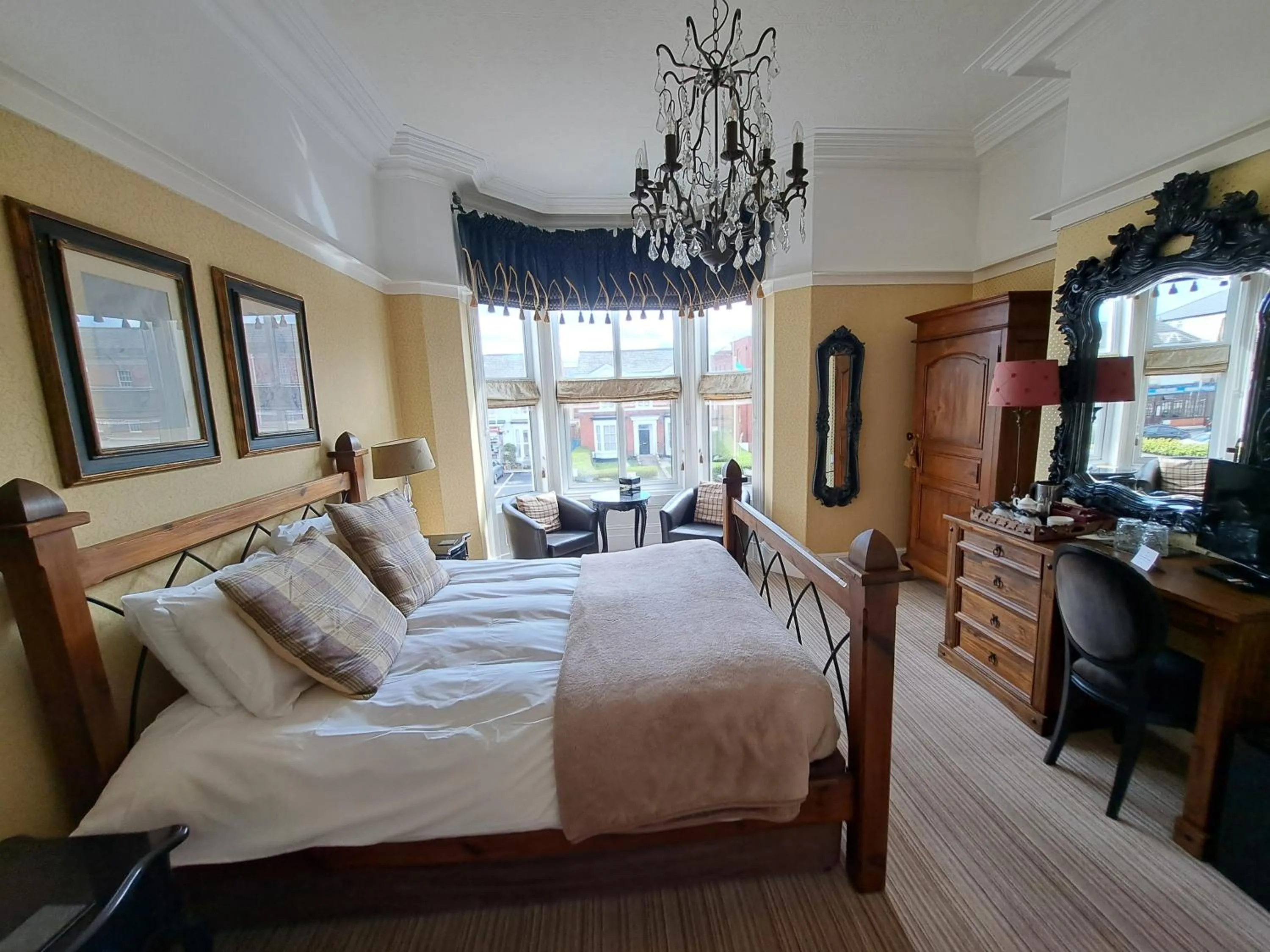 Bed in The Ambassador Townhouse