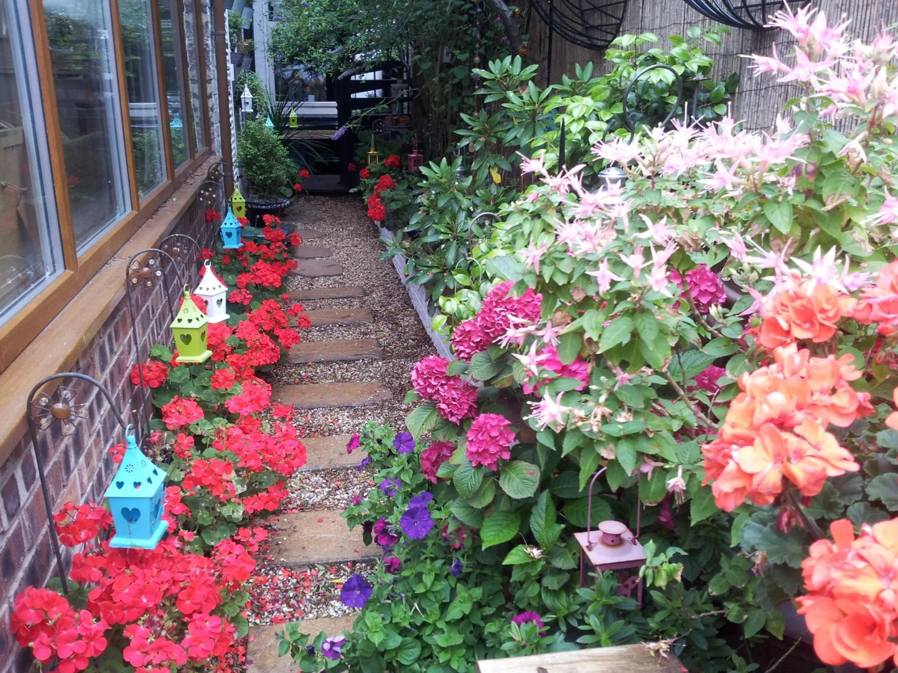 Garden view in The Ambassador Townhouse