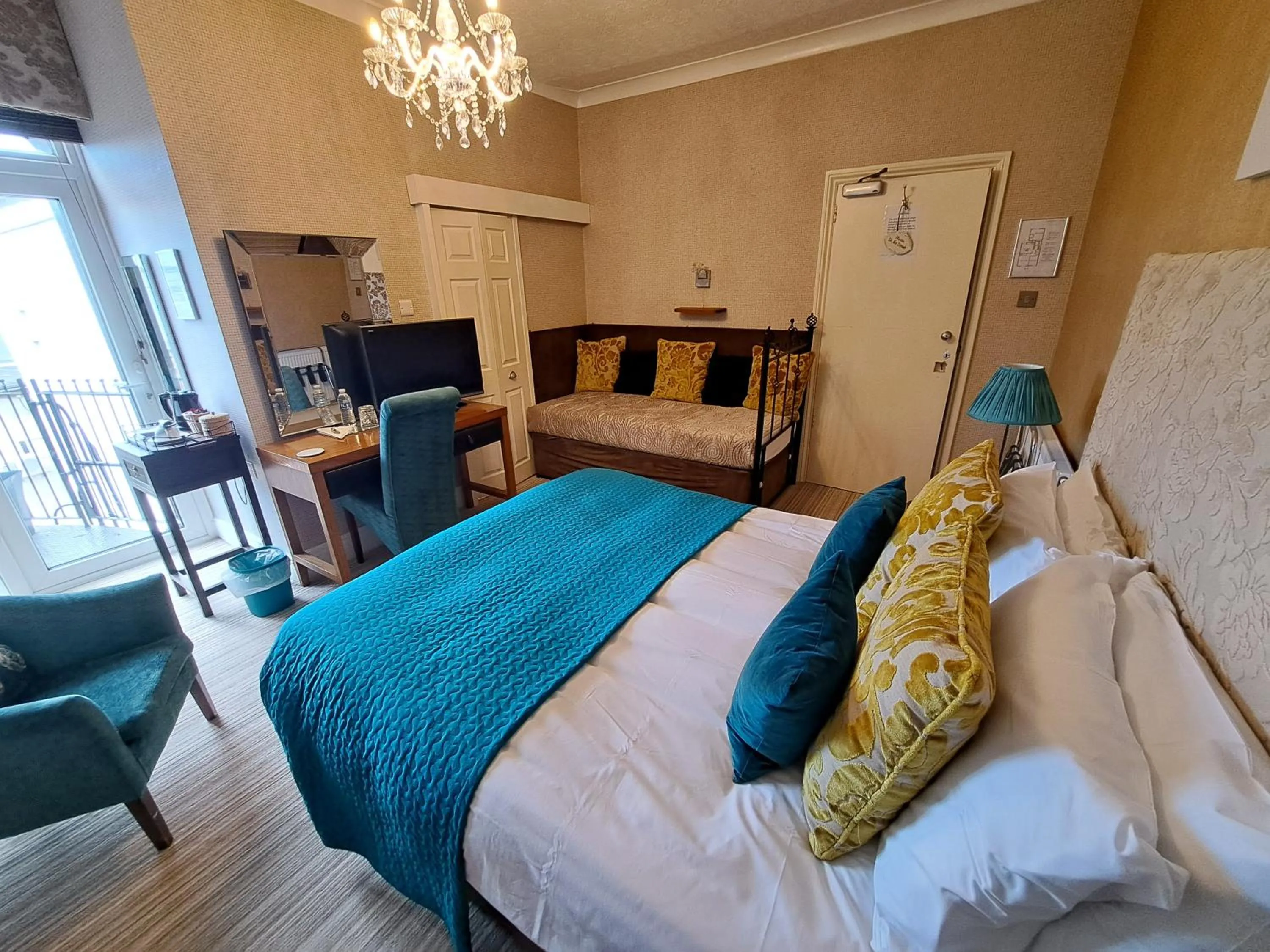 Bed in The Ambassador Townhouse