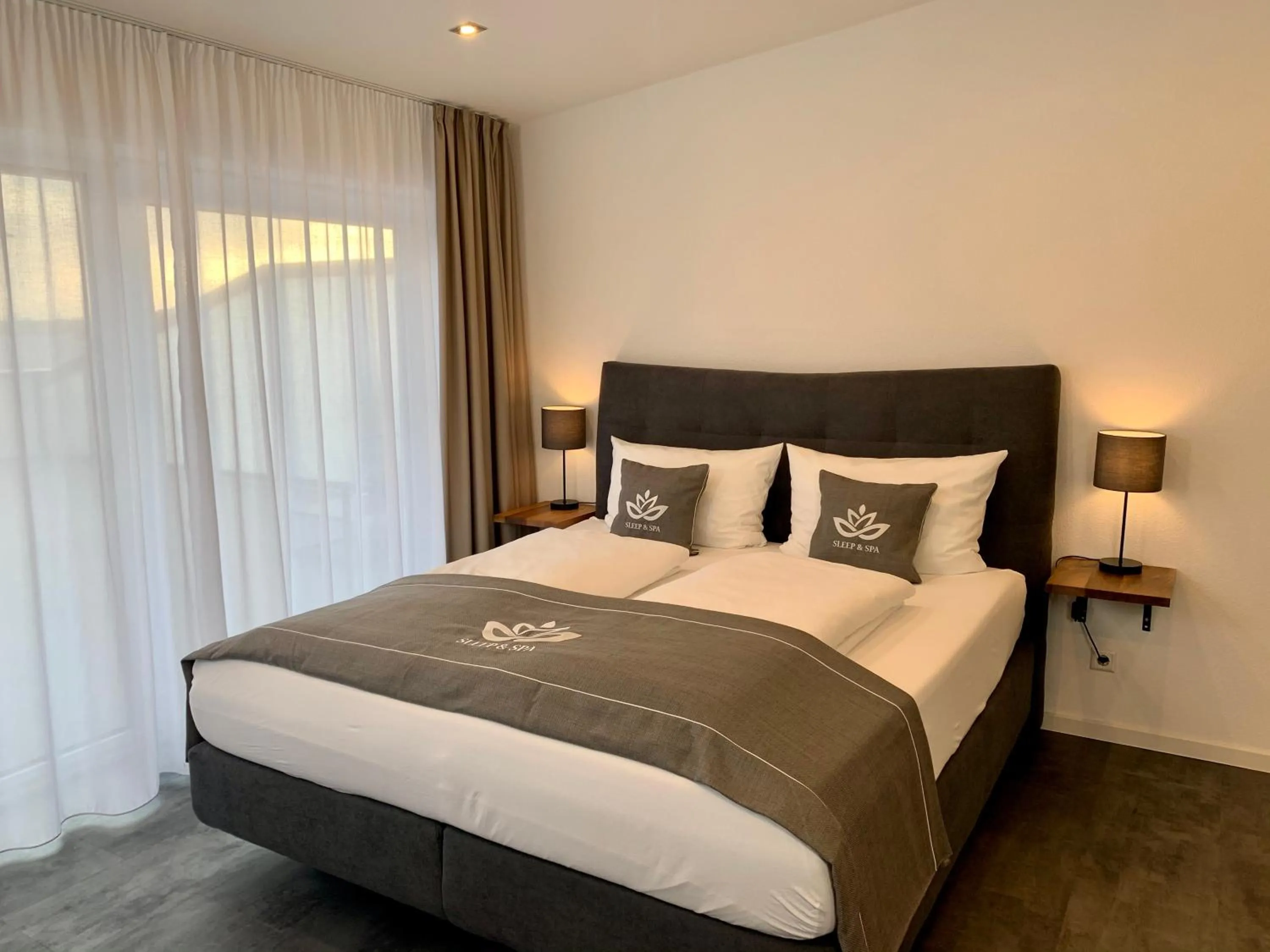 Bed in Hotel Sleep & Dream Nähe Europa Park und Rulantica