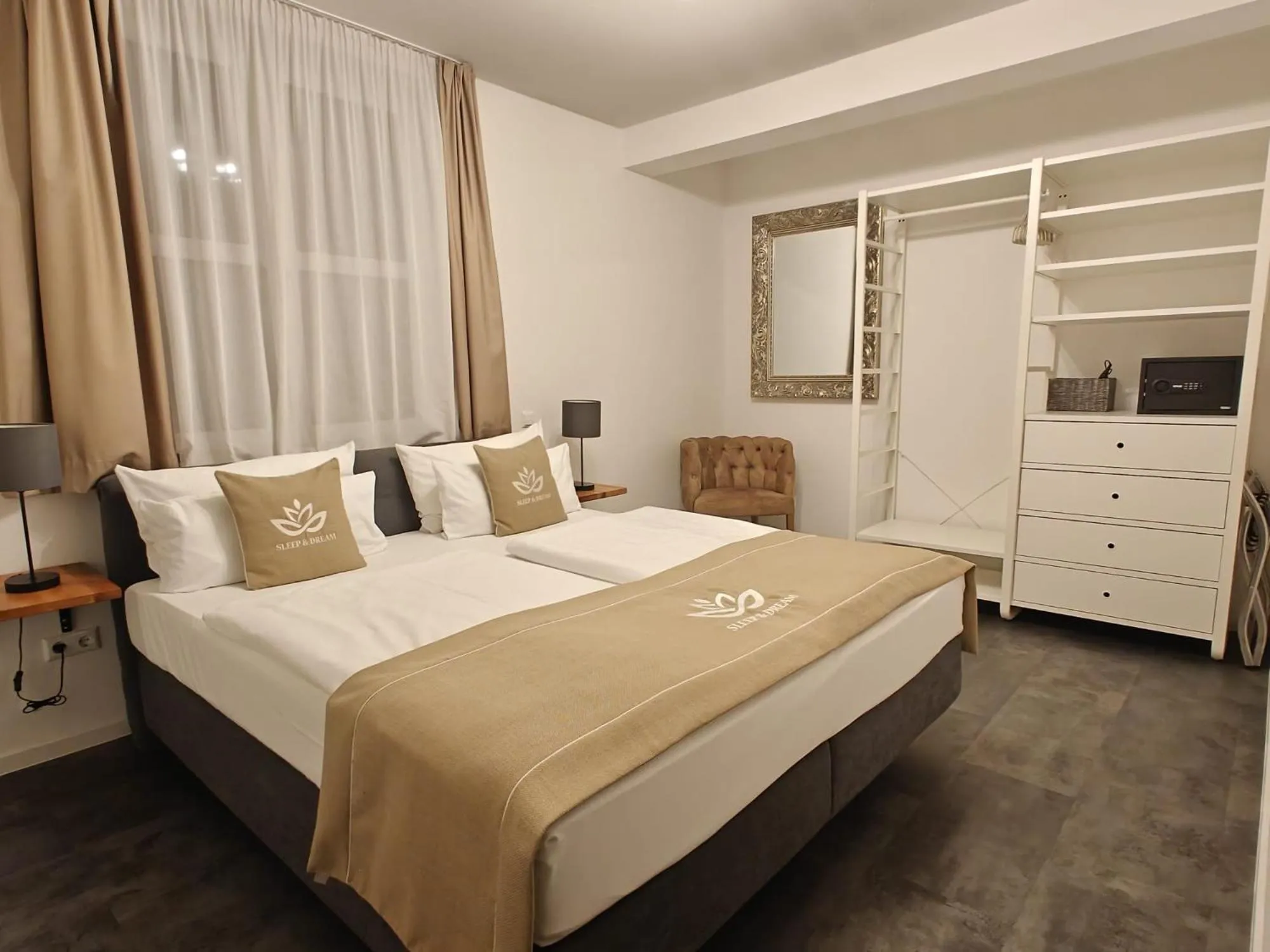 Bed in Hotel Sleep & Dream Nähe Europa Park und Rulantica